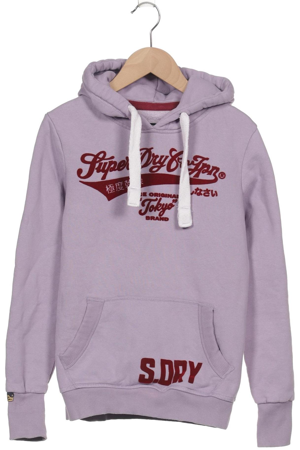 

Superdry Damen Kapuzenpullover, flieder, Gr. 34