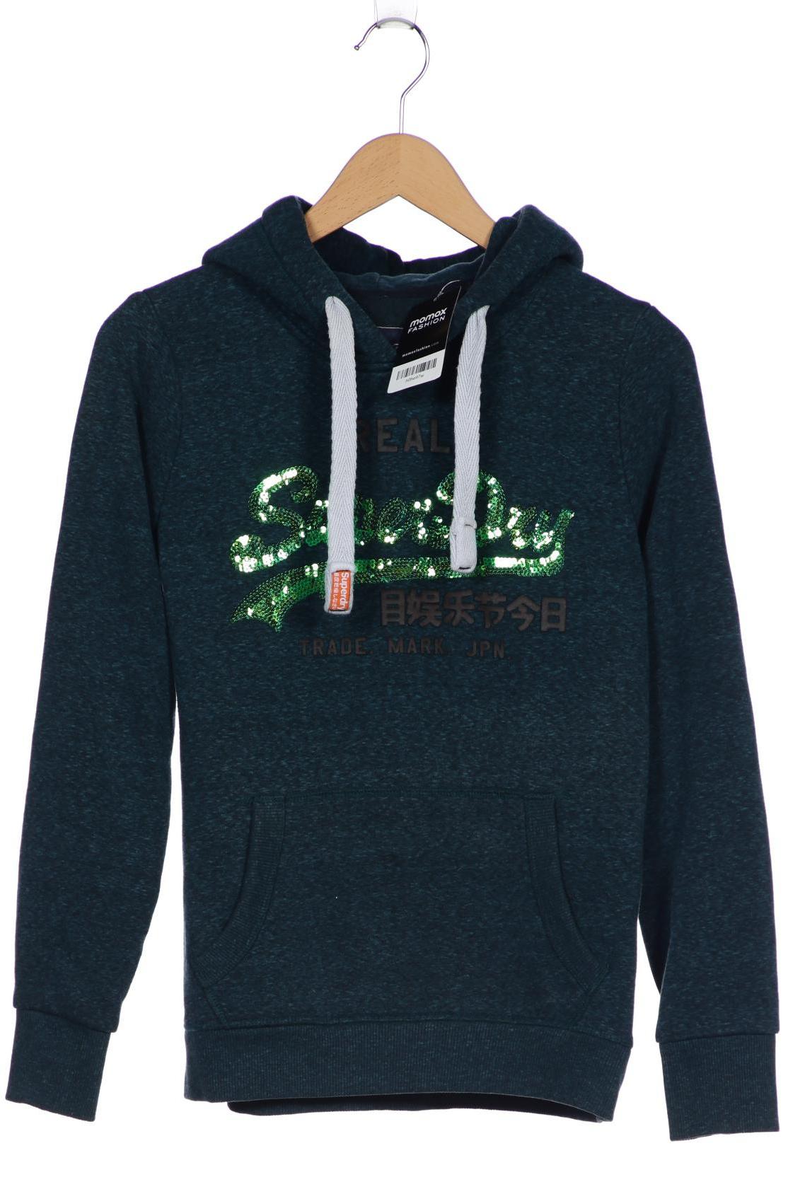 

Superdry Damen Kapuzenpullover, türkis, Gr. 40