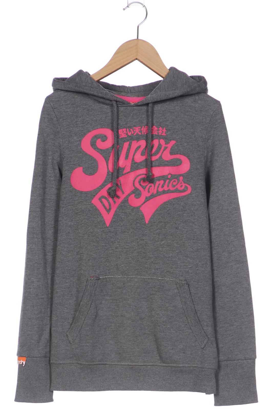 

Superdry Damen Kapuzenpullover, grau, Gr. 36