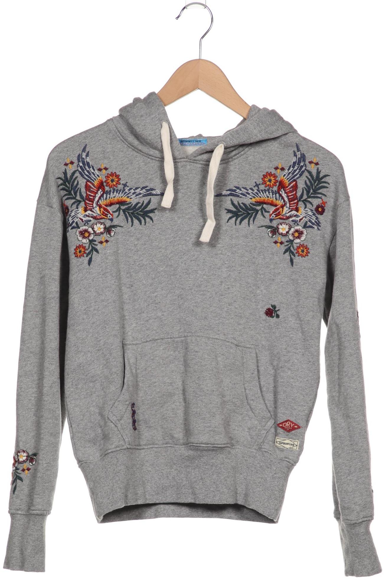 

Superdry Damen Kapuzenpullover, grau