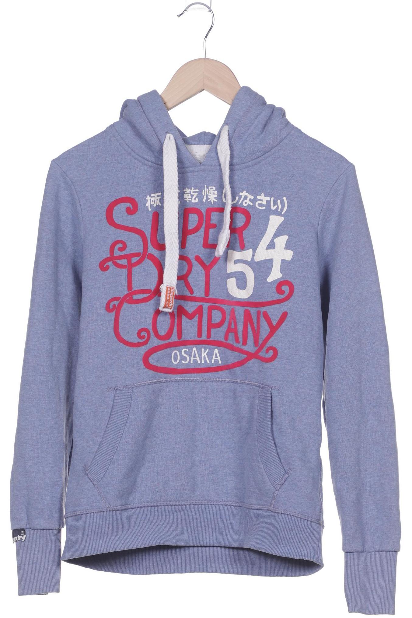 

Superdry Damen Kapuzenpullover, blau, Gr. 42