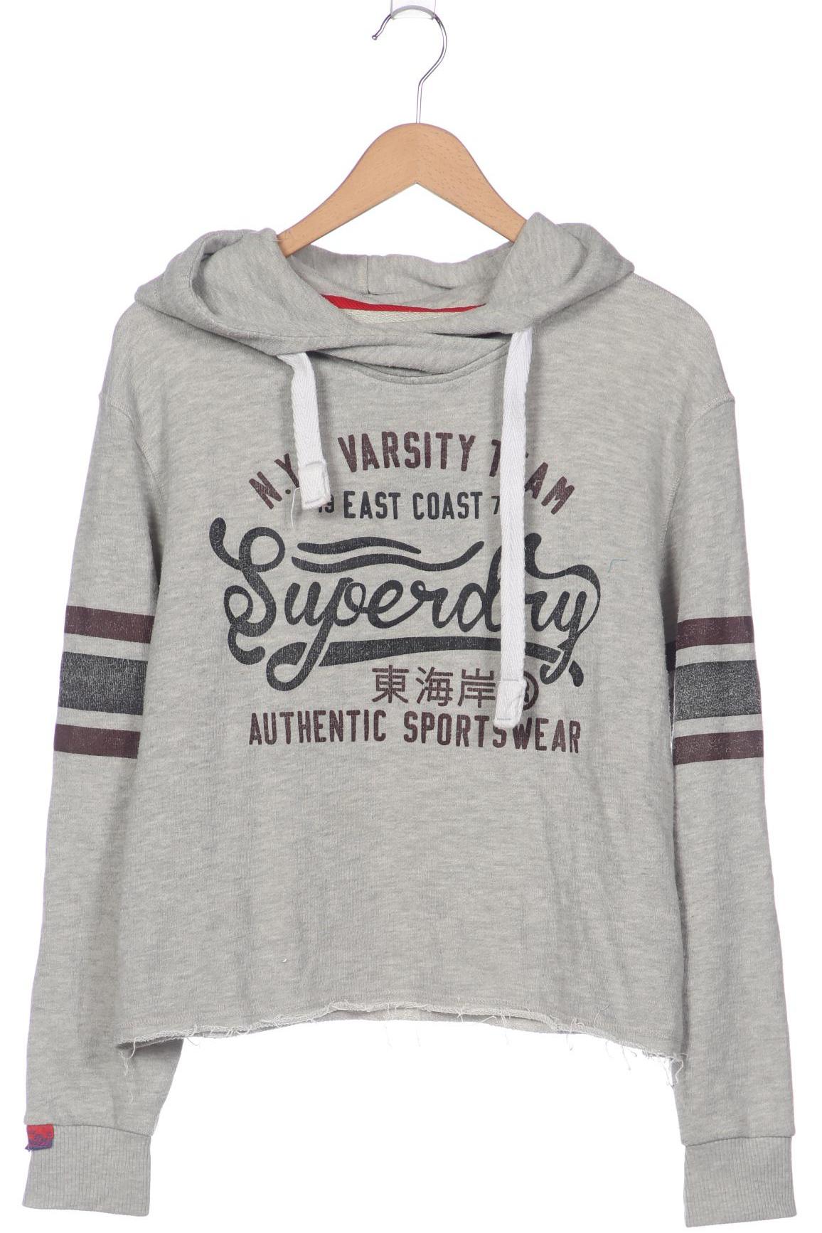 

Superdry Damen Kapuzenpullover, grau, Gr. 36