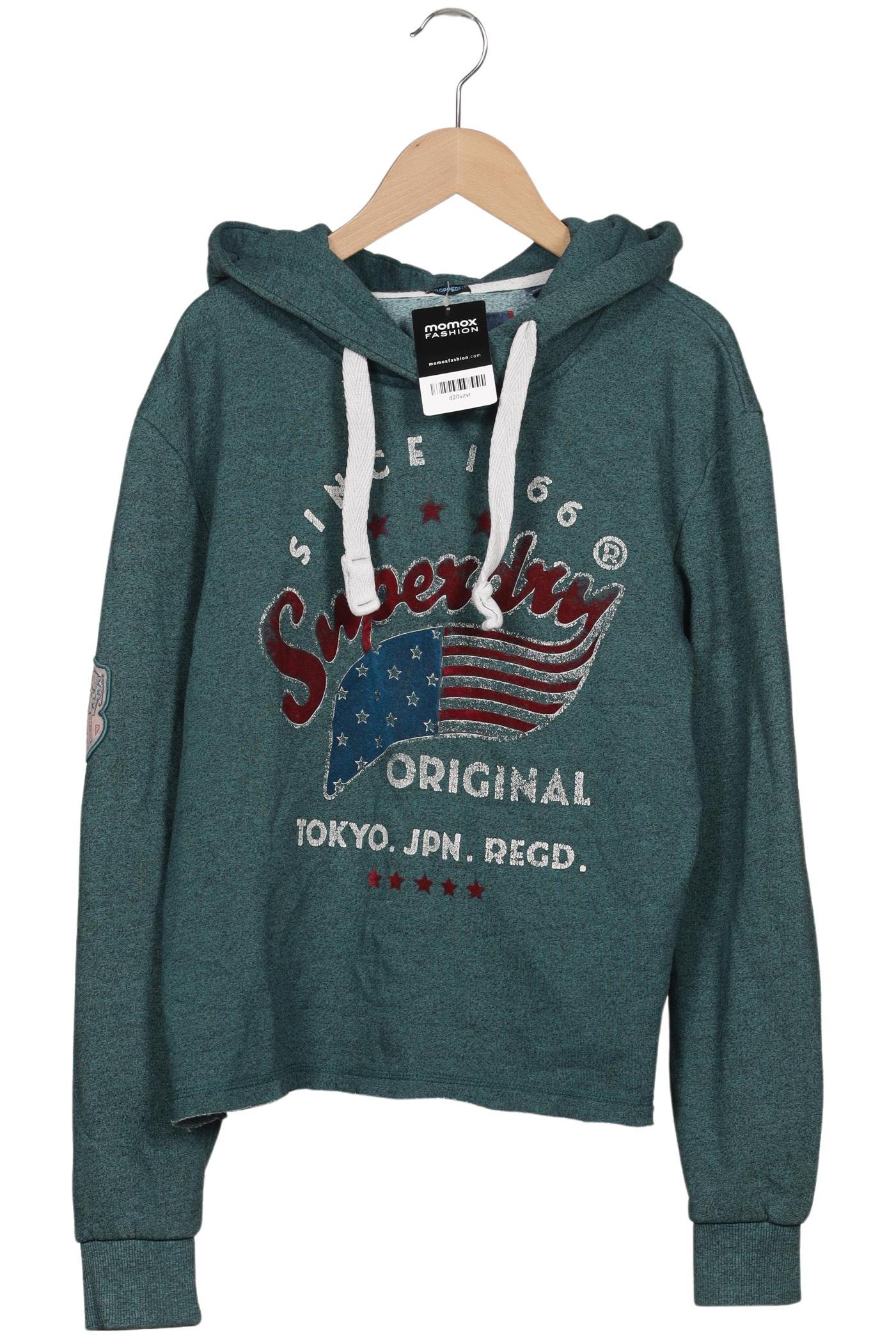 

Superdry Damen Kapuzenpullover, grün, Gr. 38