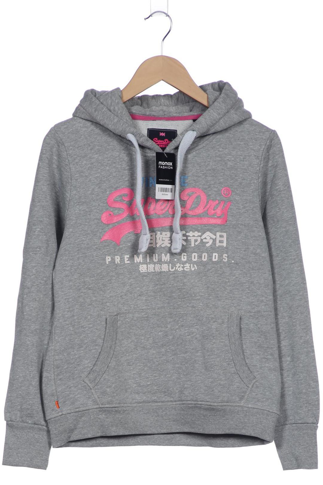 

Superdry Damen Kapuzenpullover, grau, Gr. 42