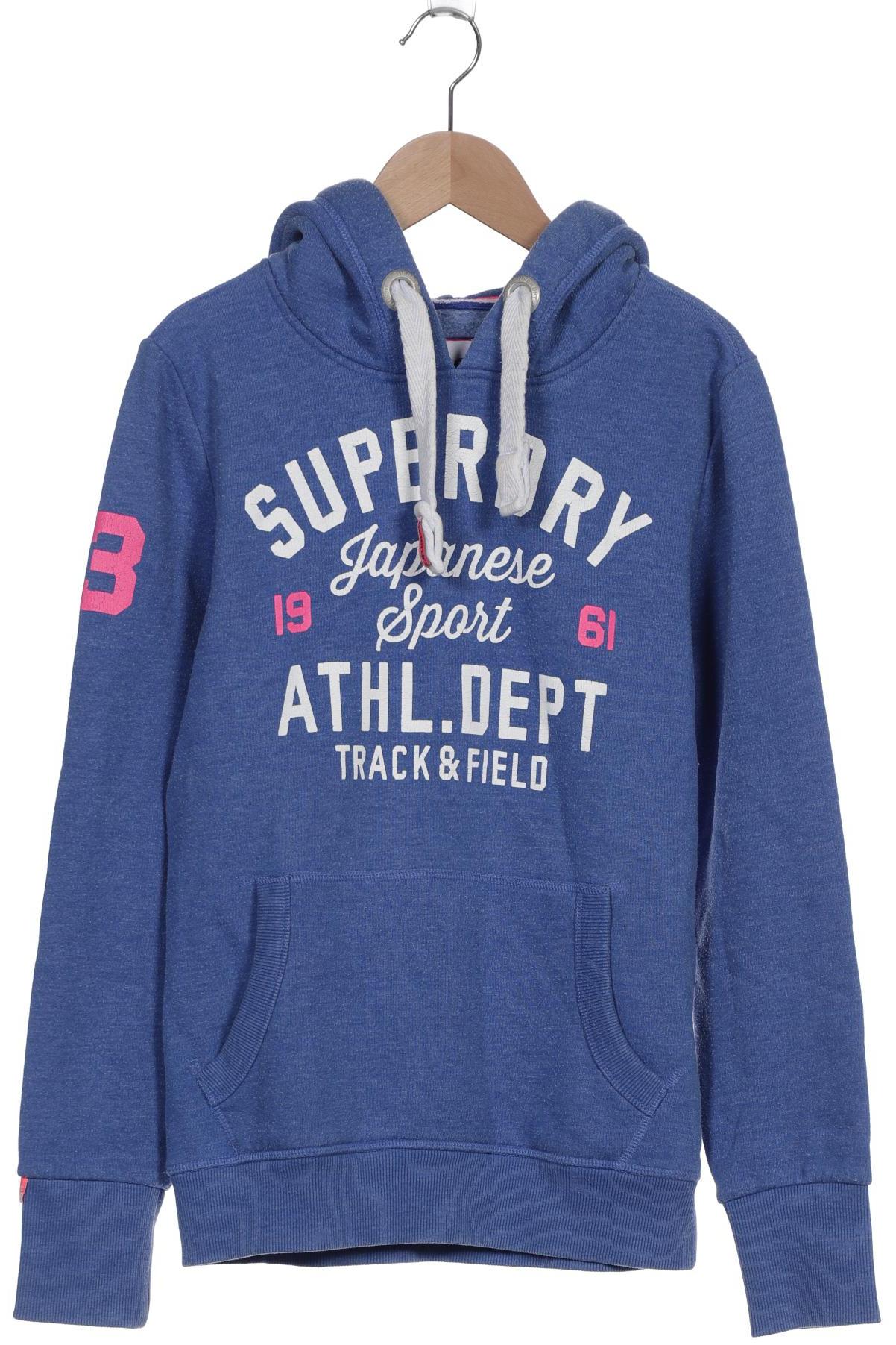 

Superdry Damen Kapuzenpullover, blau, Gr. 38