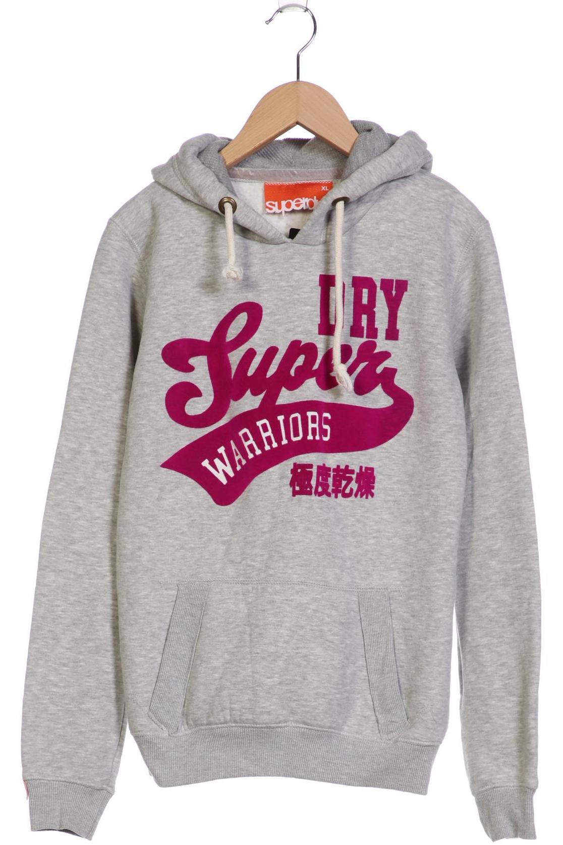 

Superdry Damen Kapuzenpullover, grau, Gr. 44