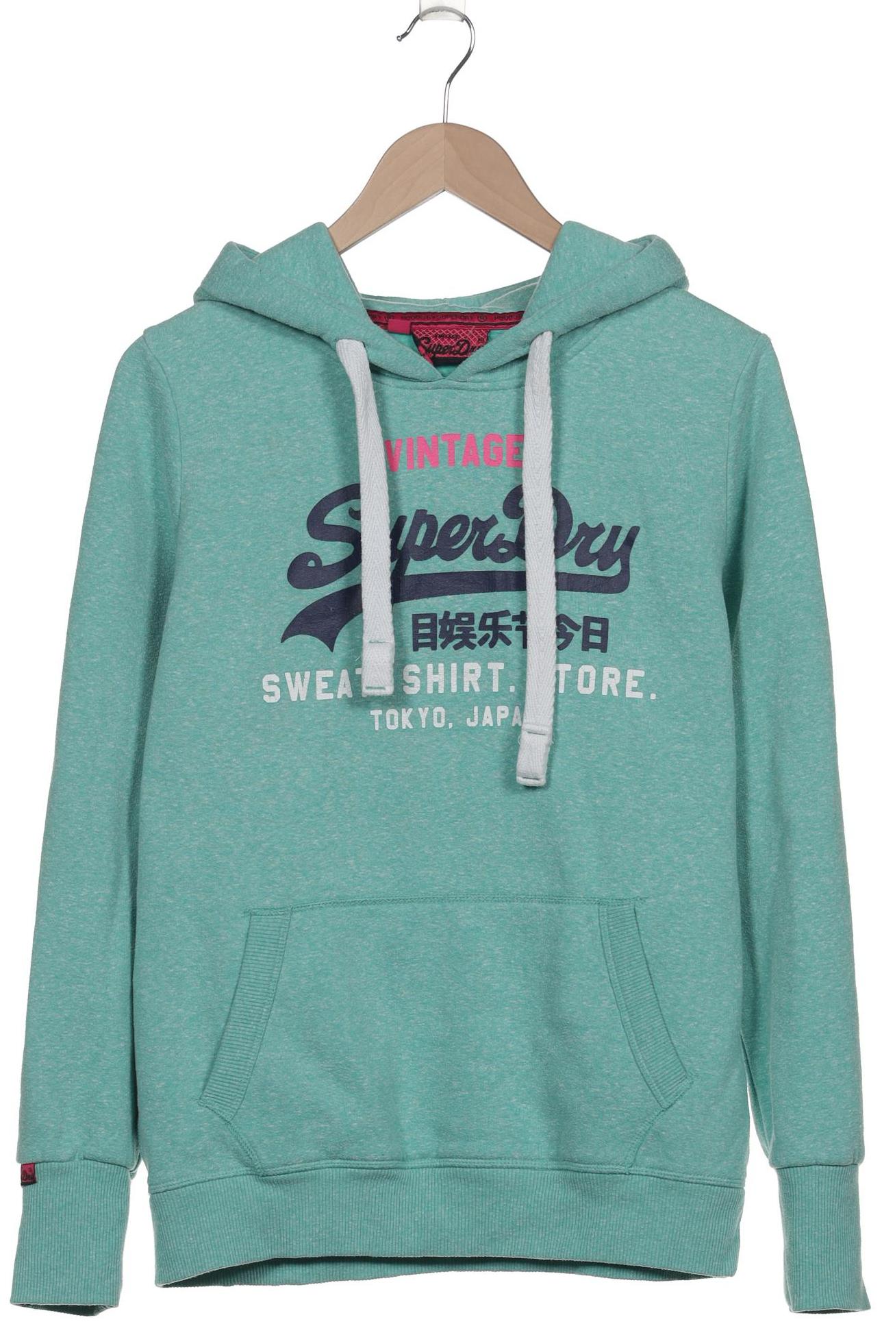 

Superdry Damen Kapuzenpullover, türkis, Gr. 44