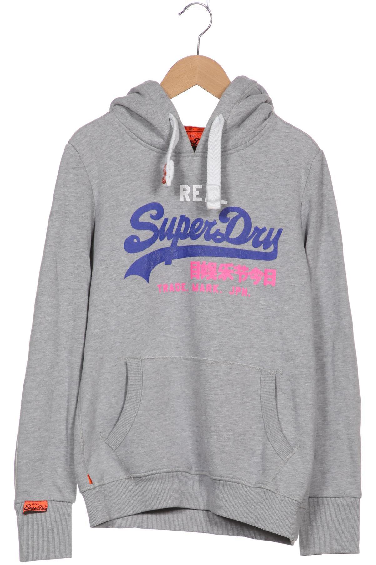 

Superdry Damen Kapuzenpullover, grau, Gr. 38