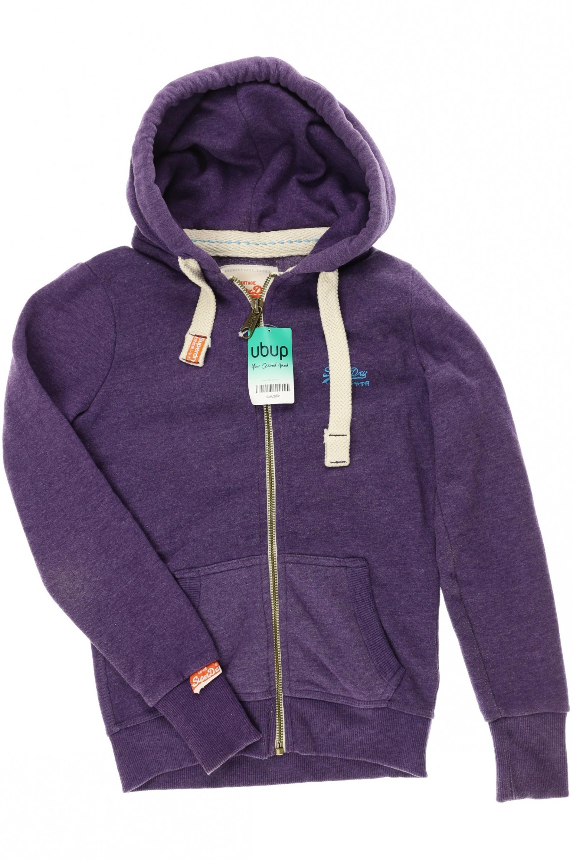 

Superdry Damen Kapuzenpullover, lila, Gr.