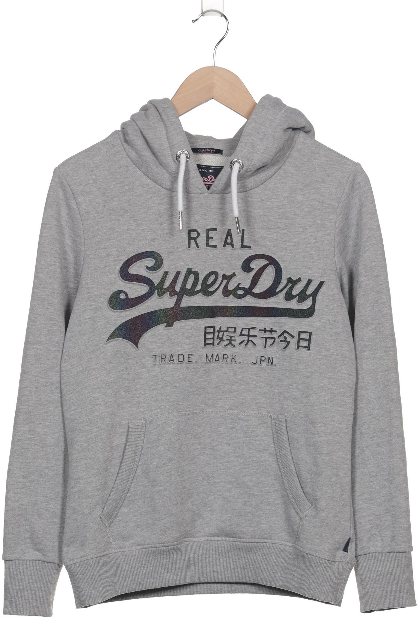 

Superdry Damen Kapuzenpullover, grau, Gr. 40