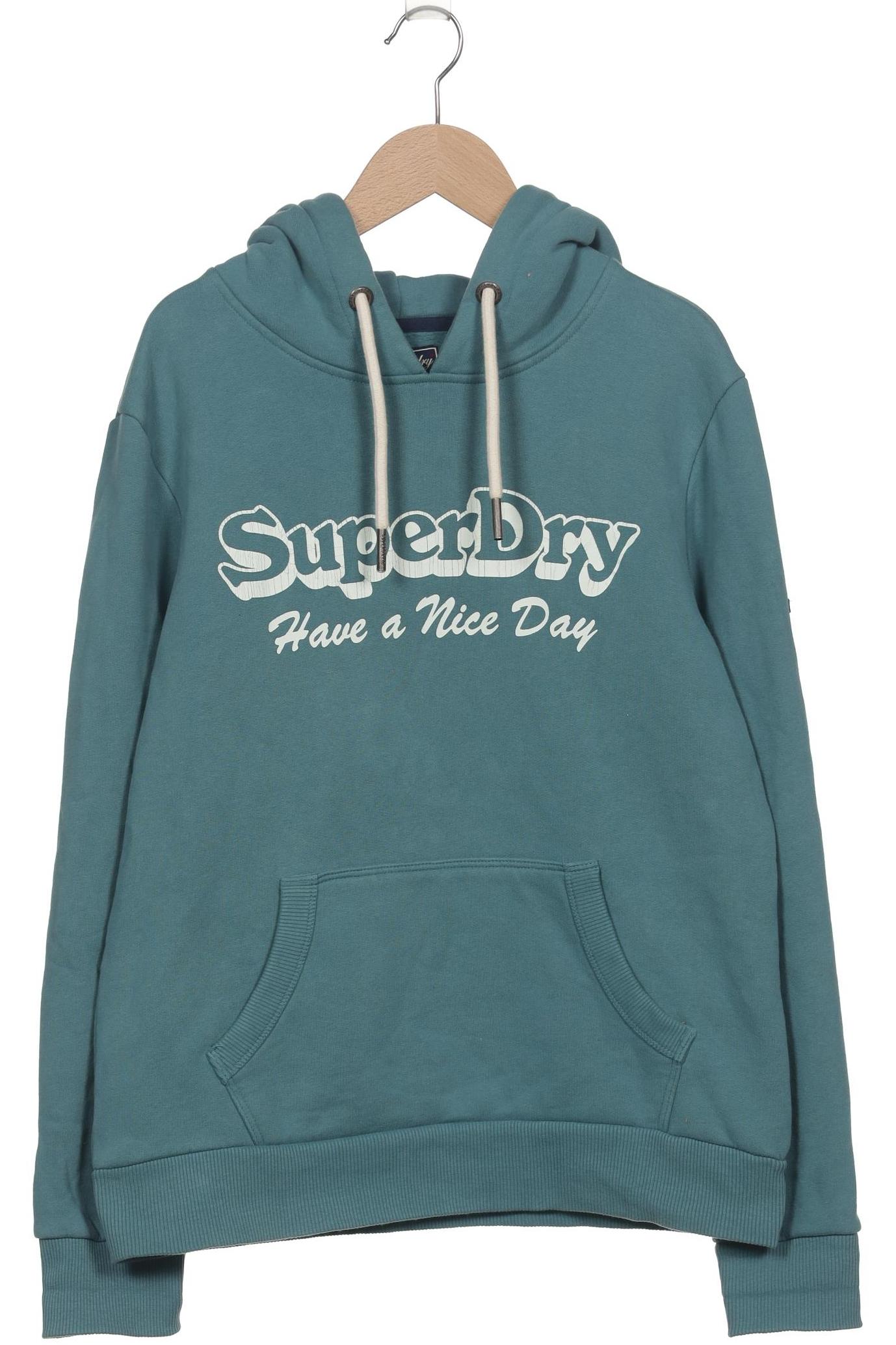 

Superdry Damen Kapuzenpullover, türkis, Gr. 38