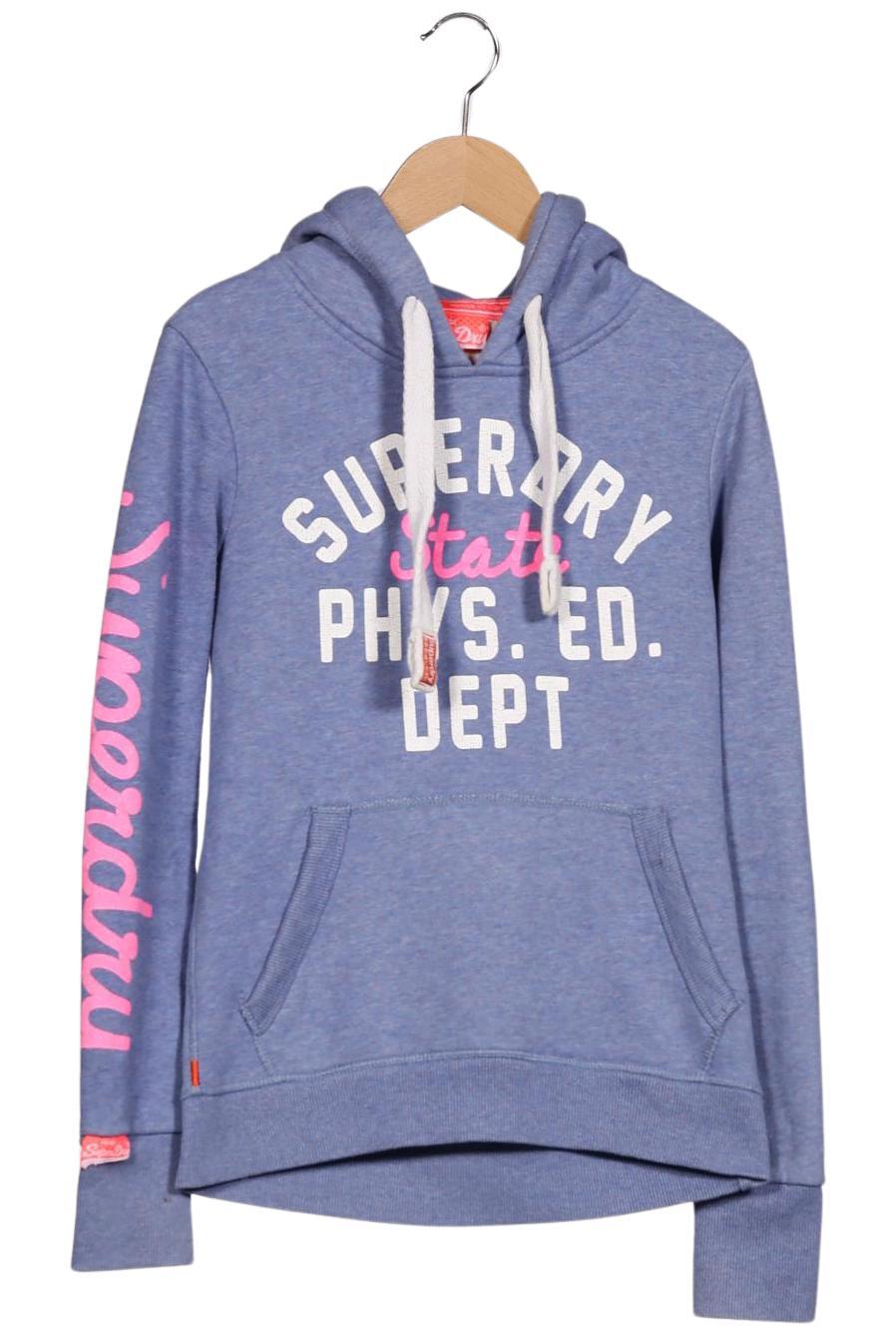 

Superdry Damen Kapuzenpullover, hellblau, Gr. 36