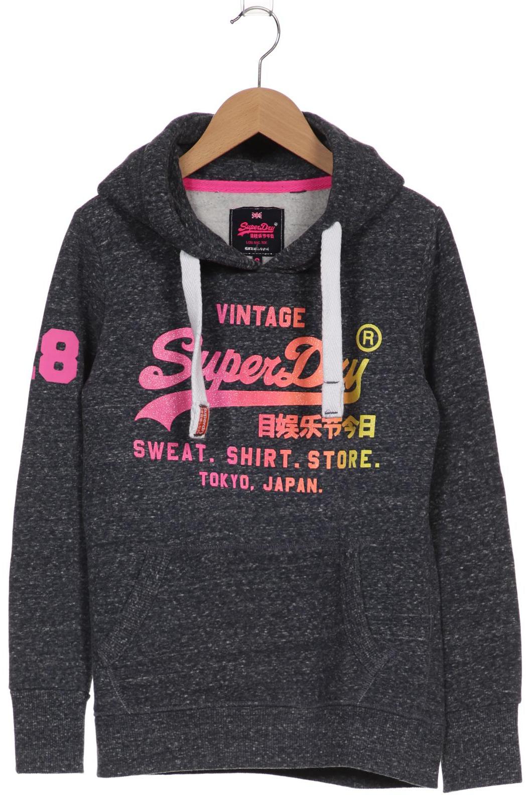 

Superdry Damen Kapuzenpullover, grau