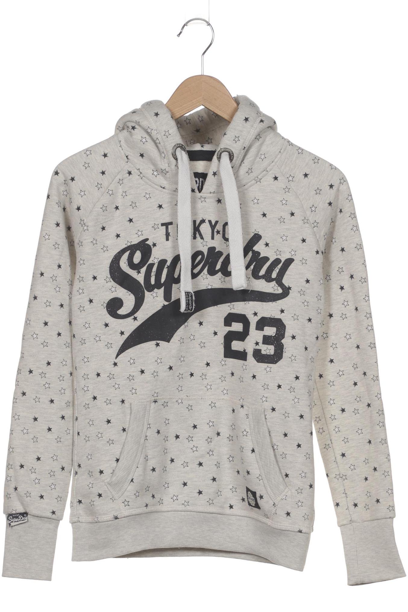 

Superdry Damen Kapuzenpullover, grau, Gr. 36