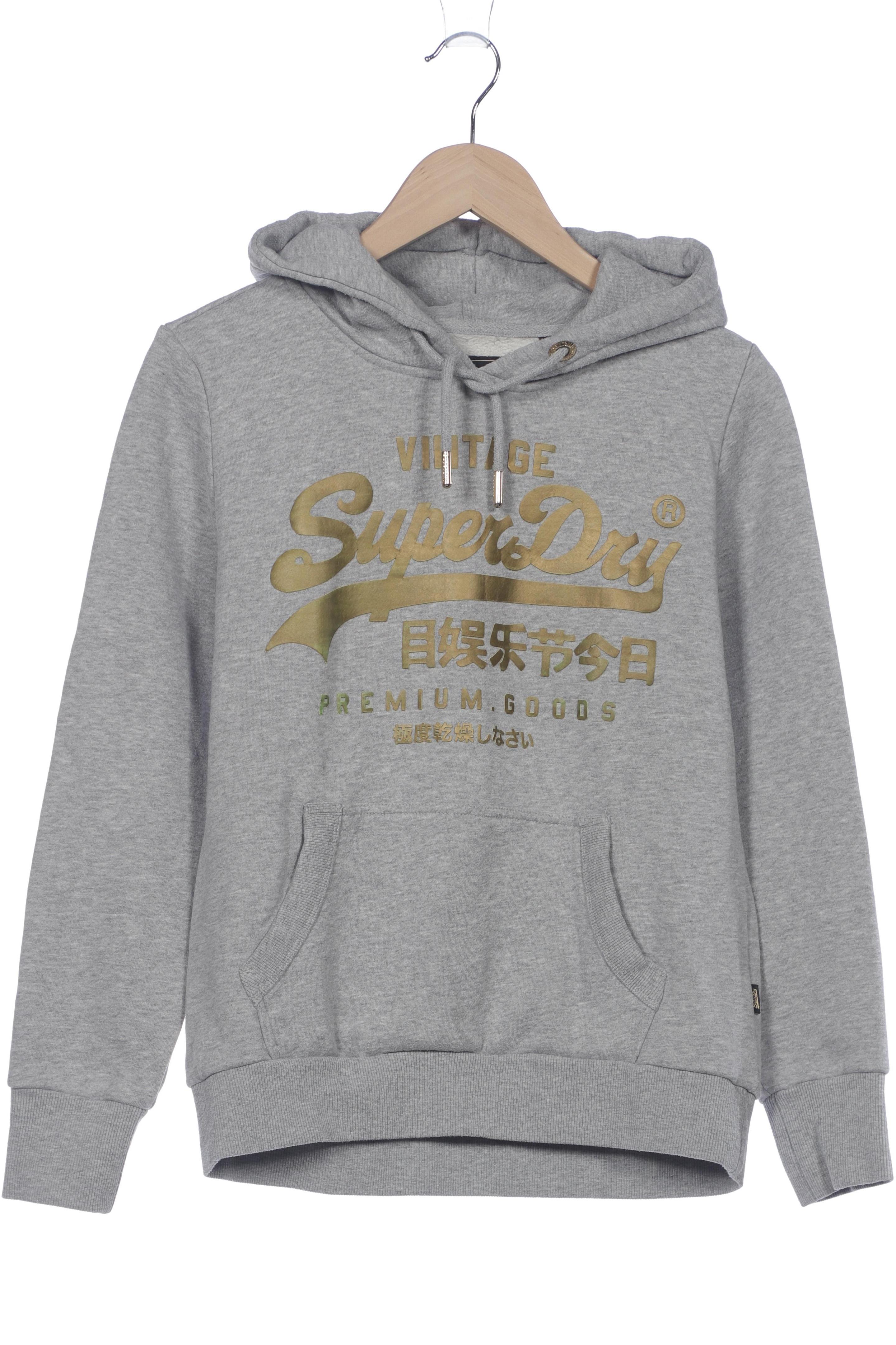 

Superdry Damen Kapuzenpullover, grau, Gr. 40