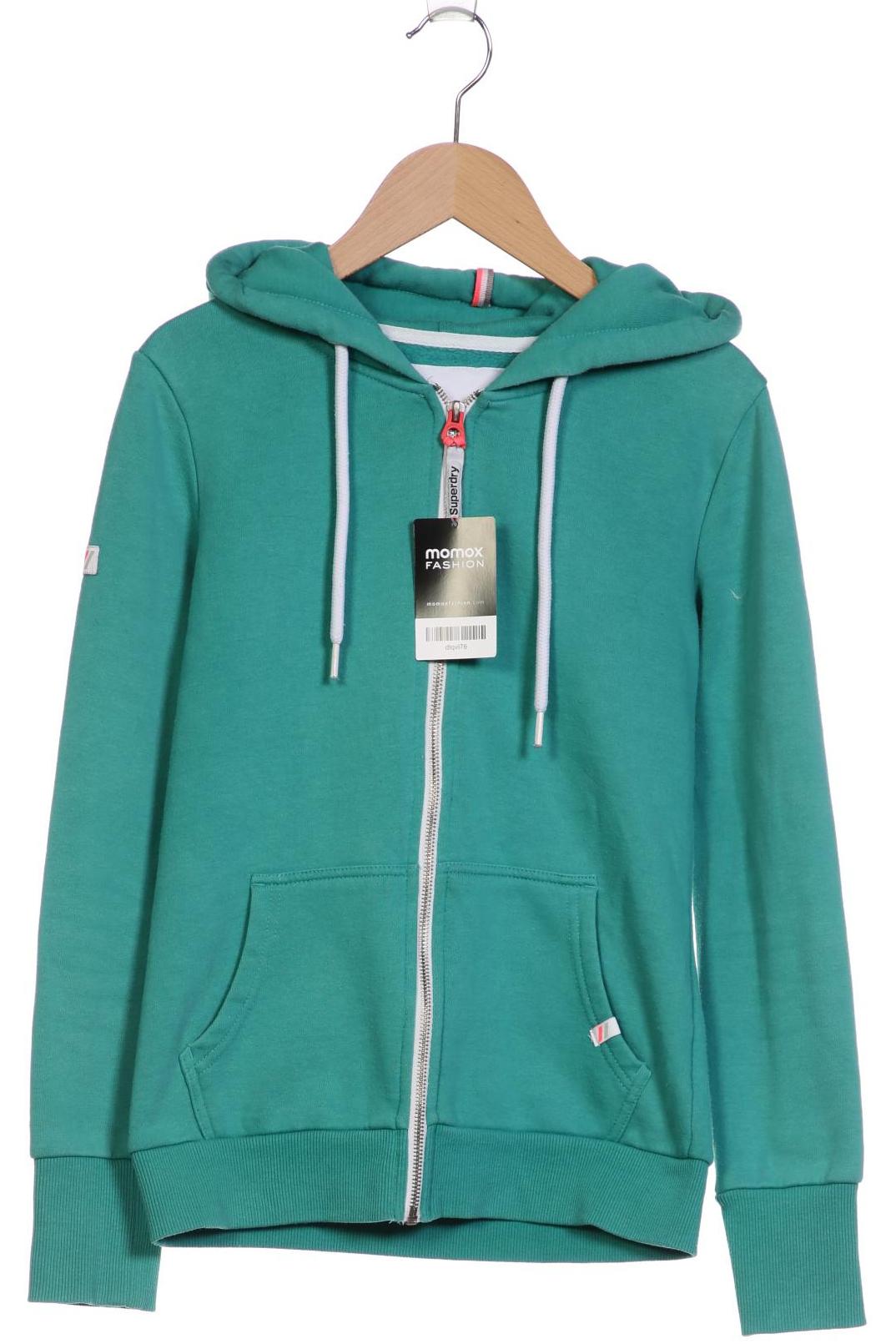 

Superdry Damen Kapuzenpullover, türkis, Gr. 36