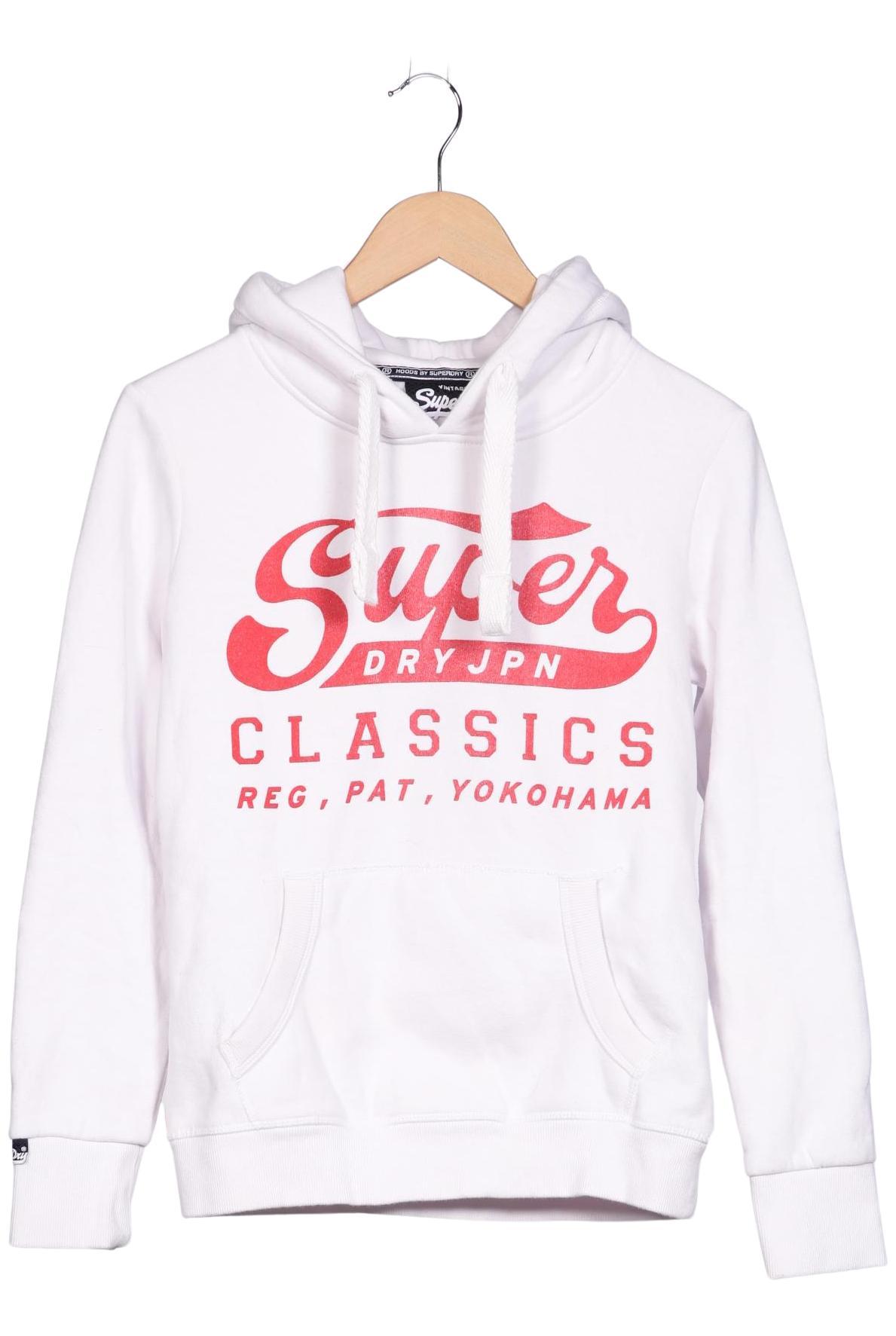 

Superdry Damen Kapuzenpullover, weiß, Gr. 38