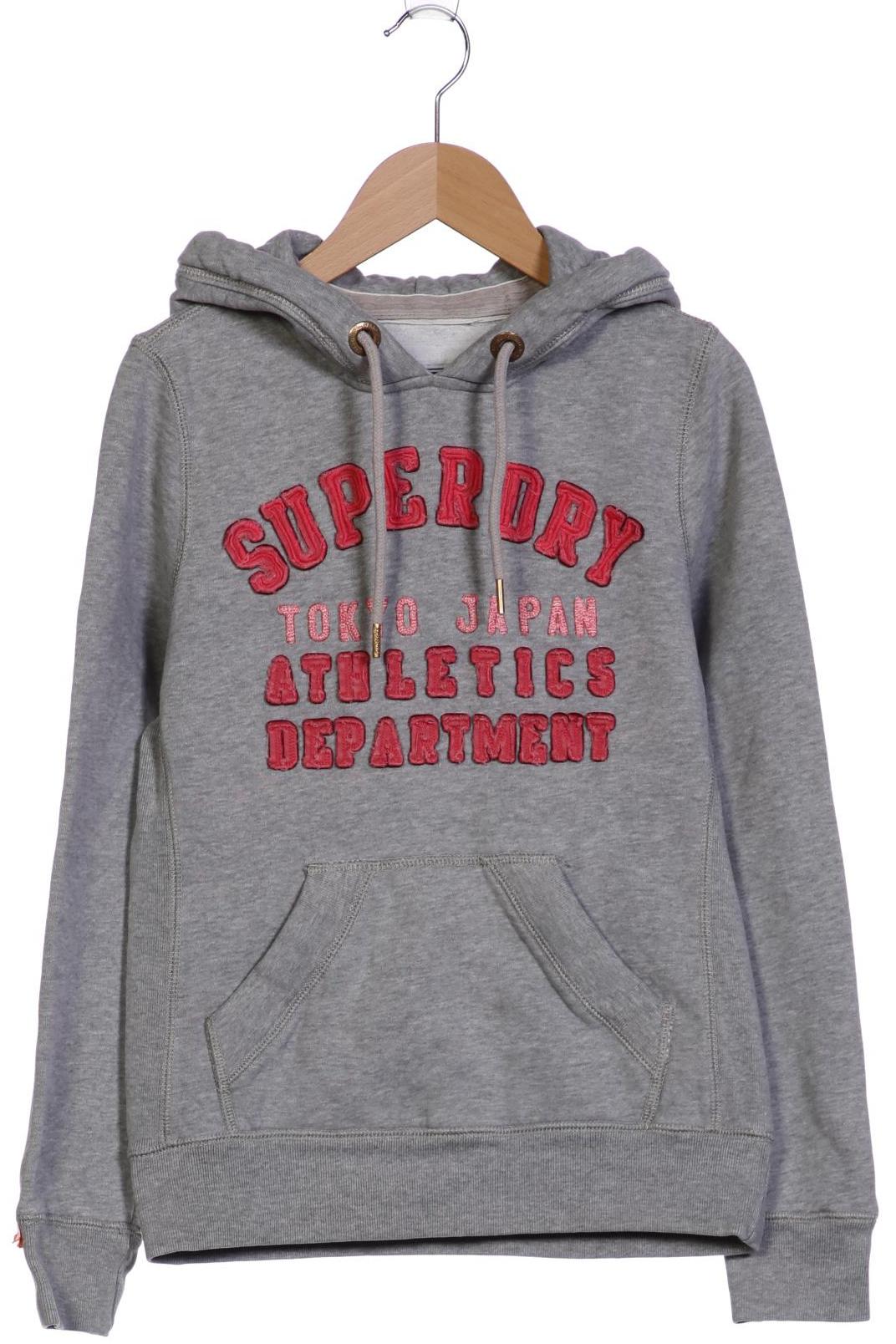 

Superdry Damen Kapuzenpullover, grau, Gr. 36