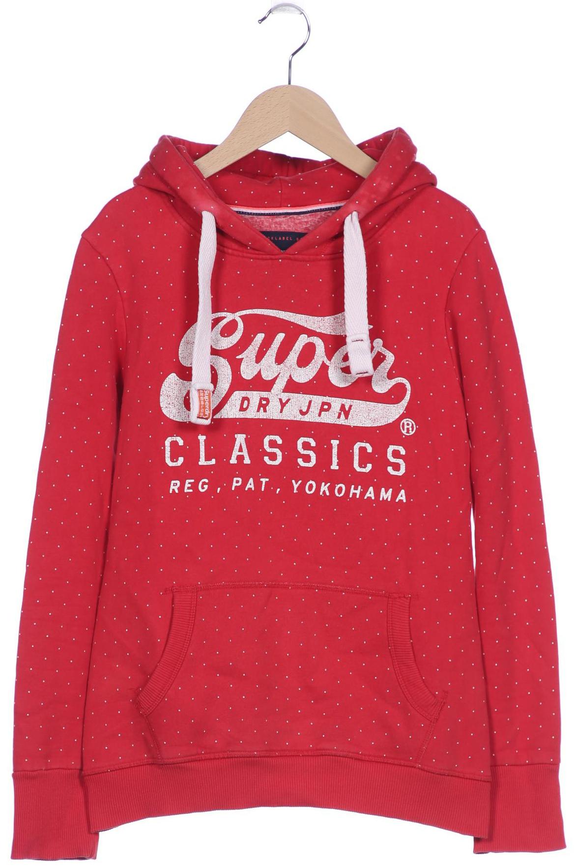 

Superdry Damen Kapuzenpullover, rot, Gr. 36