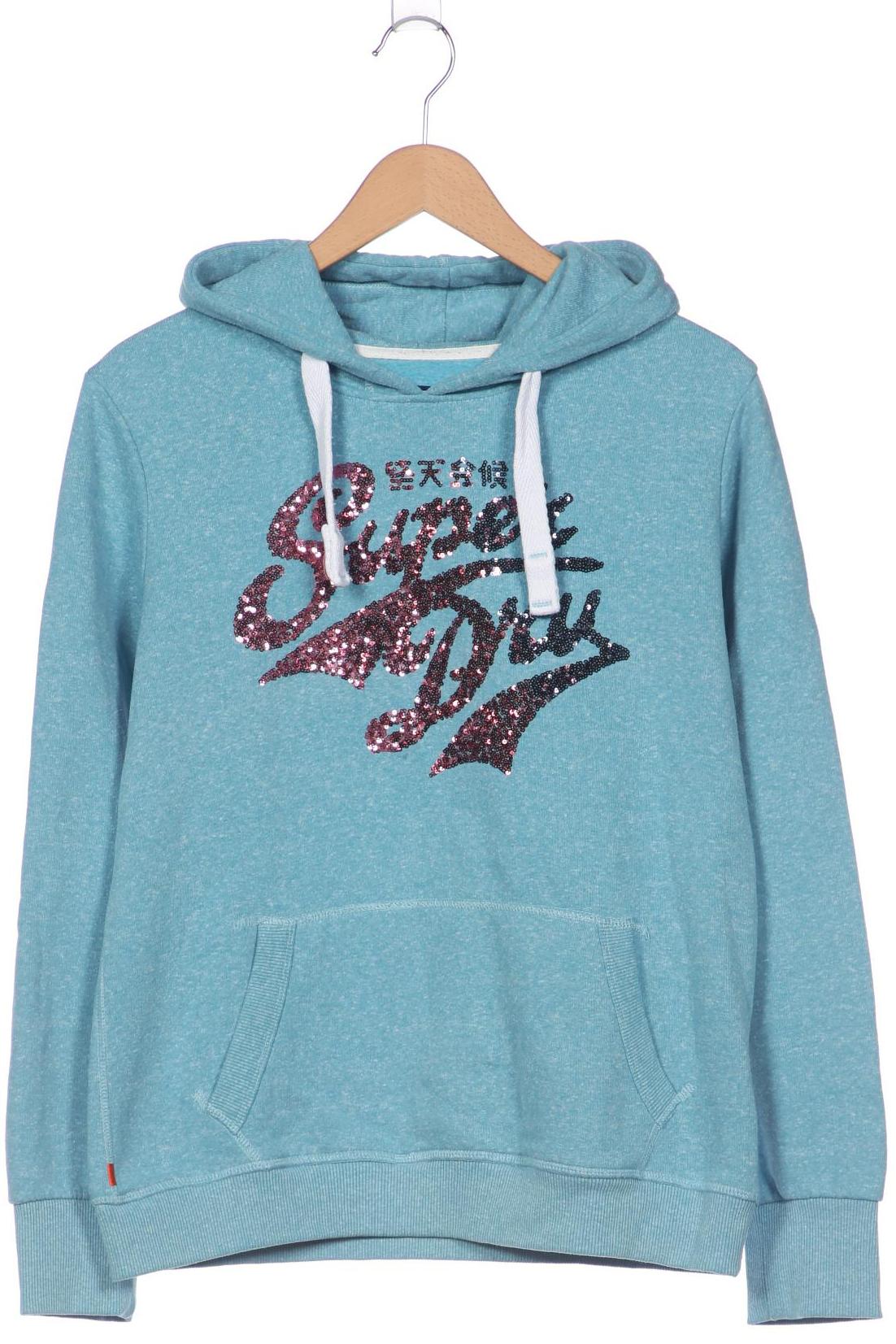

Superdry Damen Kapuzenpullover, blau, Gr. 42
