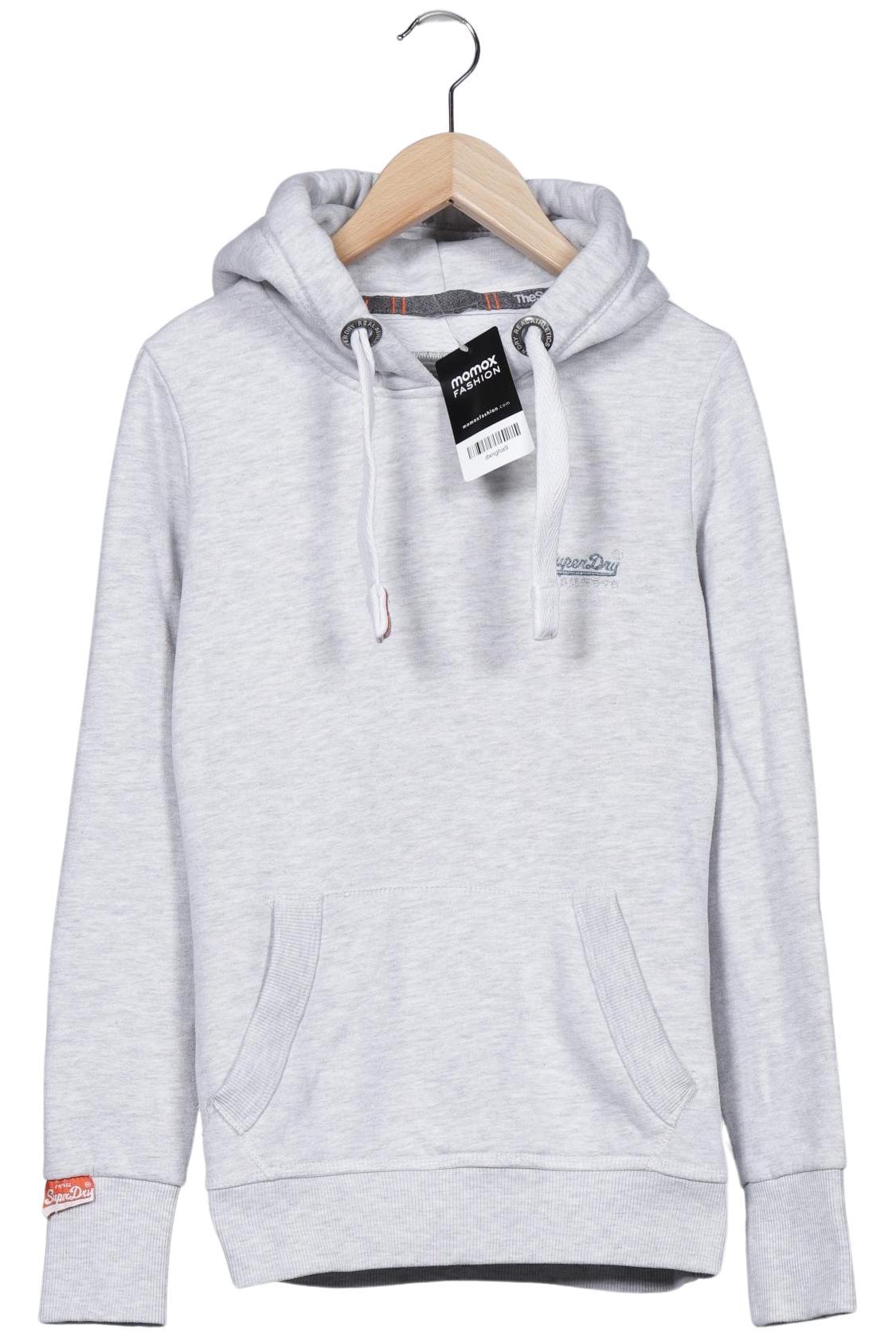 

Superdry Damen Kapuzenpullover, grau, Gr. 34