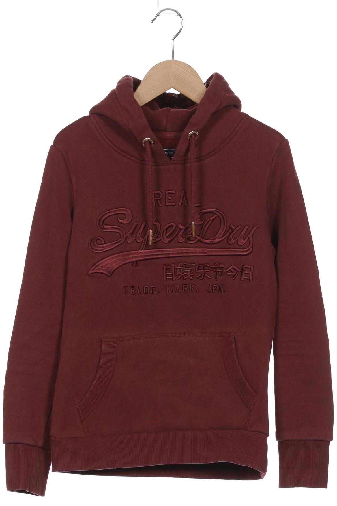 

Superdry Damen Kapuzenpullover, bordeaux, Gr. 38