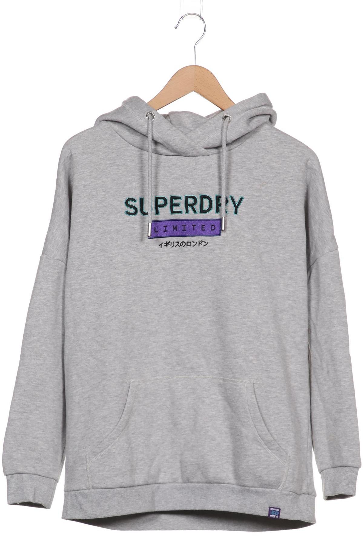 

Superdry Damen Kapuzenpullover, grau, Gr. 38