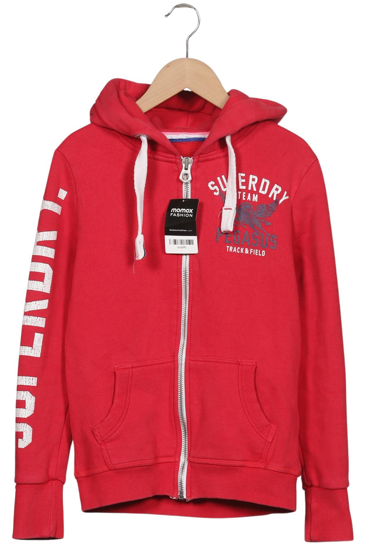 

Superdry Damen Kapuzenpullover, rot, Gr. 34