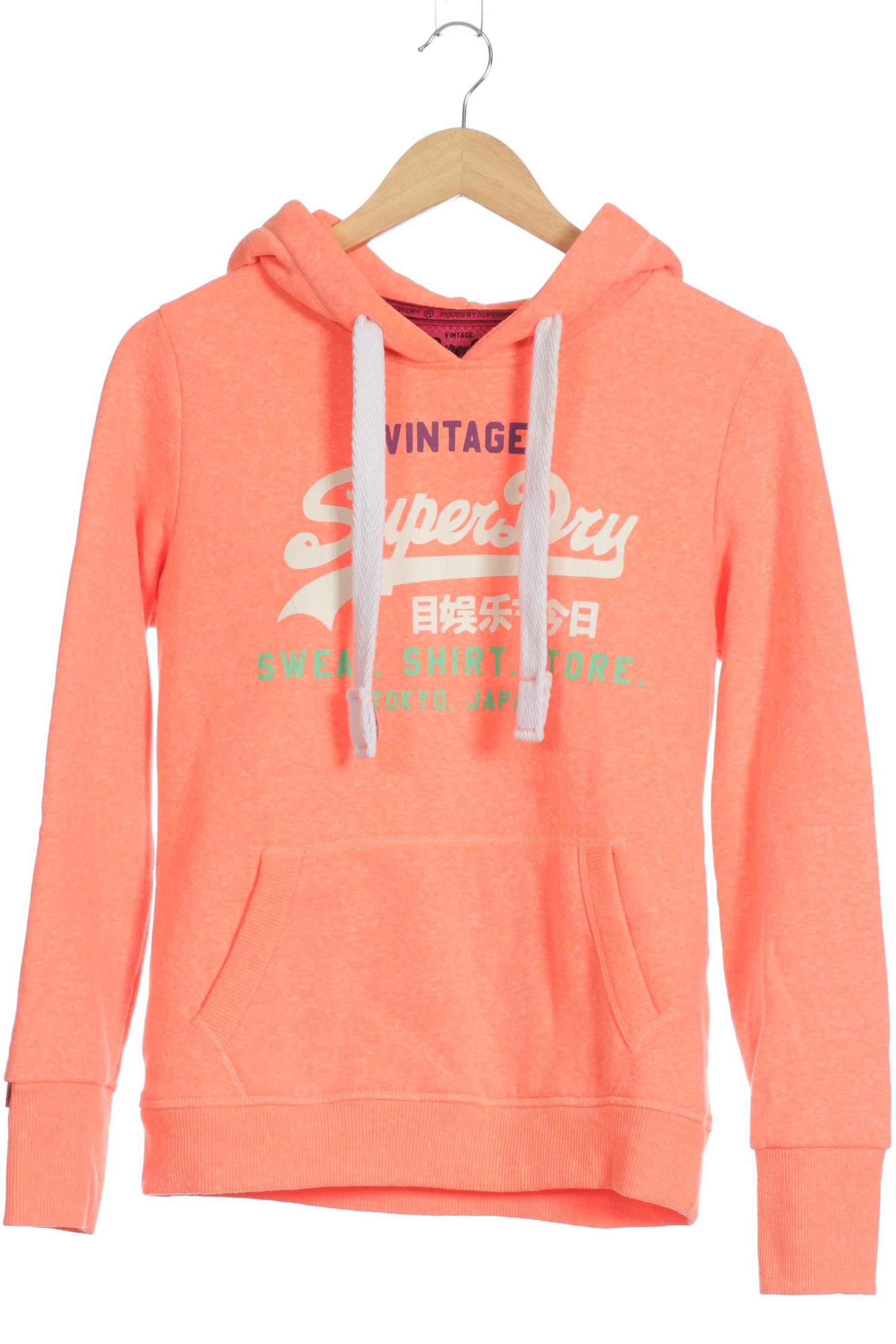 

Superdry Damen Kapuzenpullover, orange, Gr.