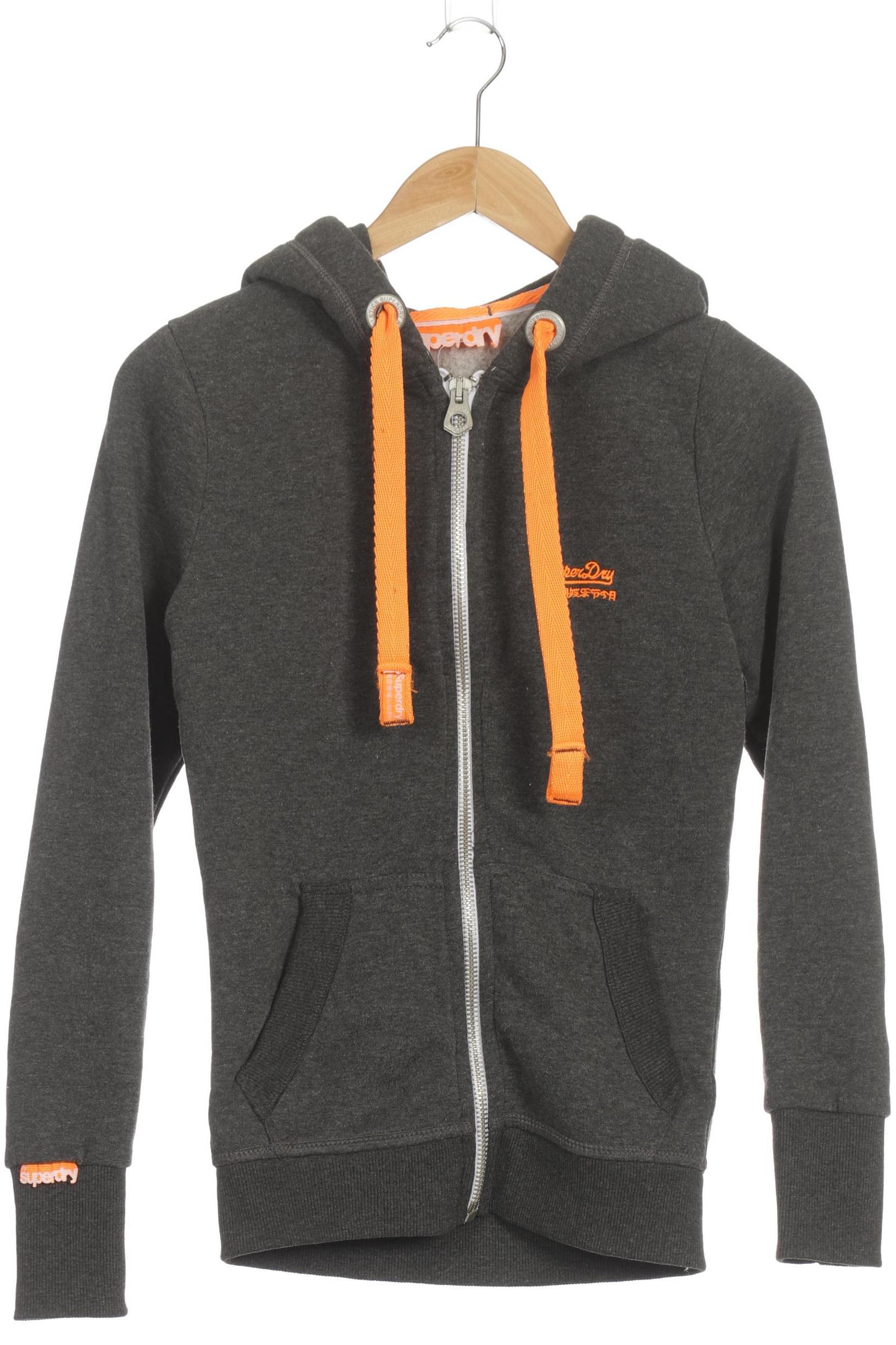 

Superdry Damen Kapuzenpullover, grau, Gr.