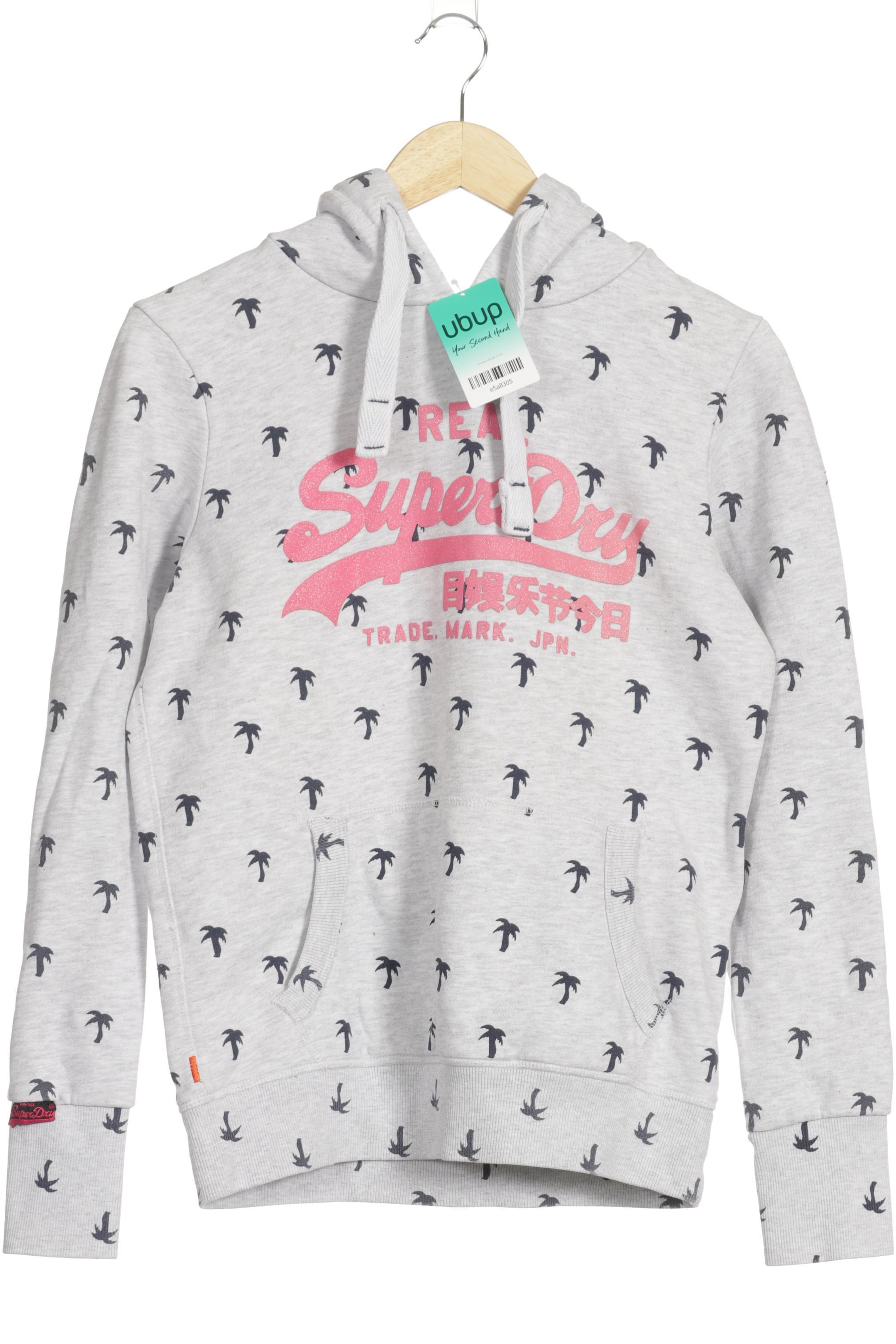 

Superdry Damen Kapuzenpullover, grau, Gr.