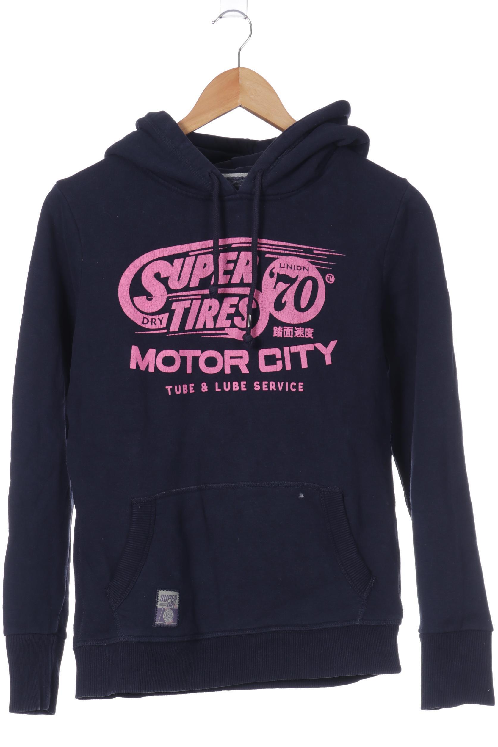 

Superdry Damen Kapuzenpullover, blau, Gr.