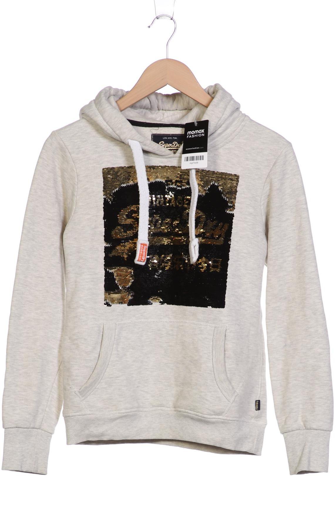 

Superdry Damen Kapuzenpullover, grau, Gr. 38