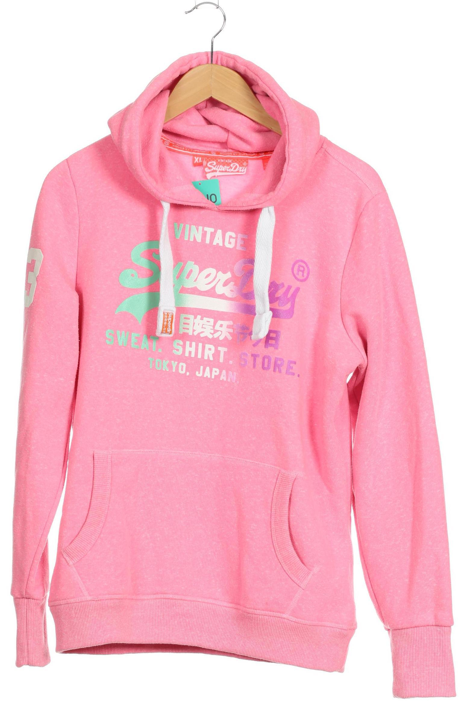 

Superdry Damen Kapuzenpullover, pink, Gr.