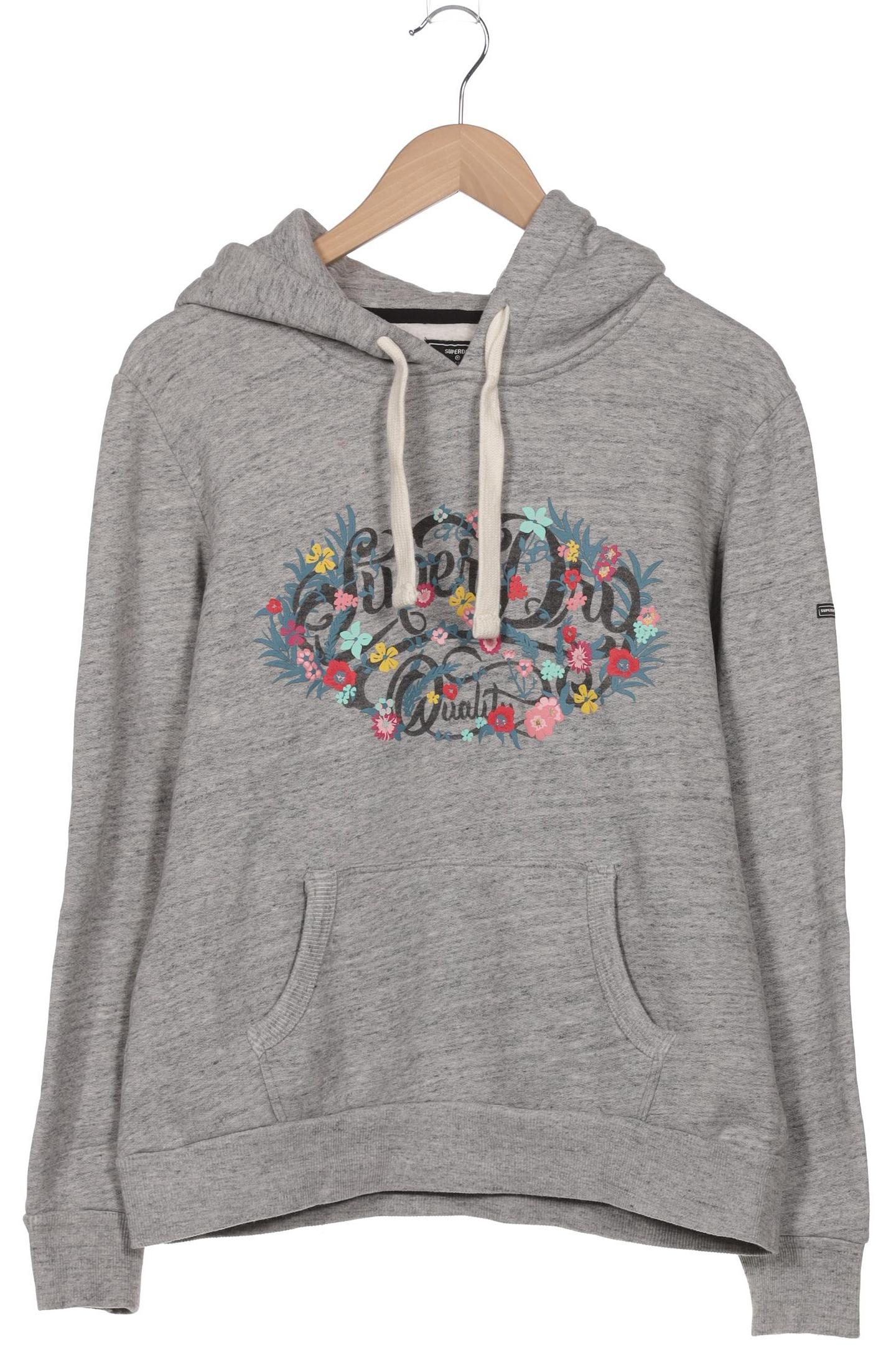 

Superdry Damen Kapuzenpullover, grau, Gr. 40