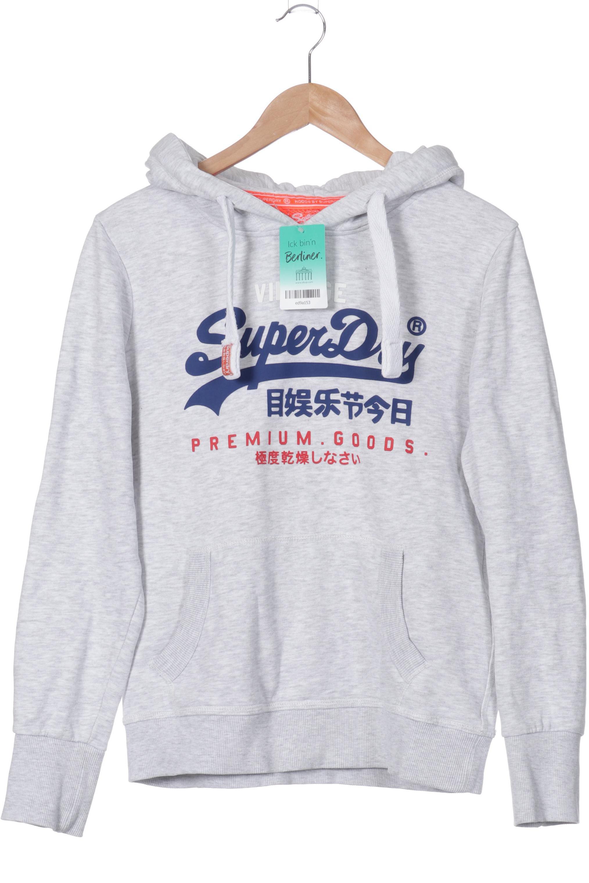 

Superdry Damen Kapuzenpullover, grau, Gr.