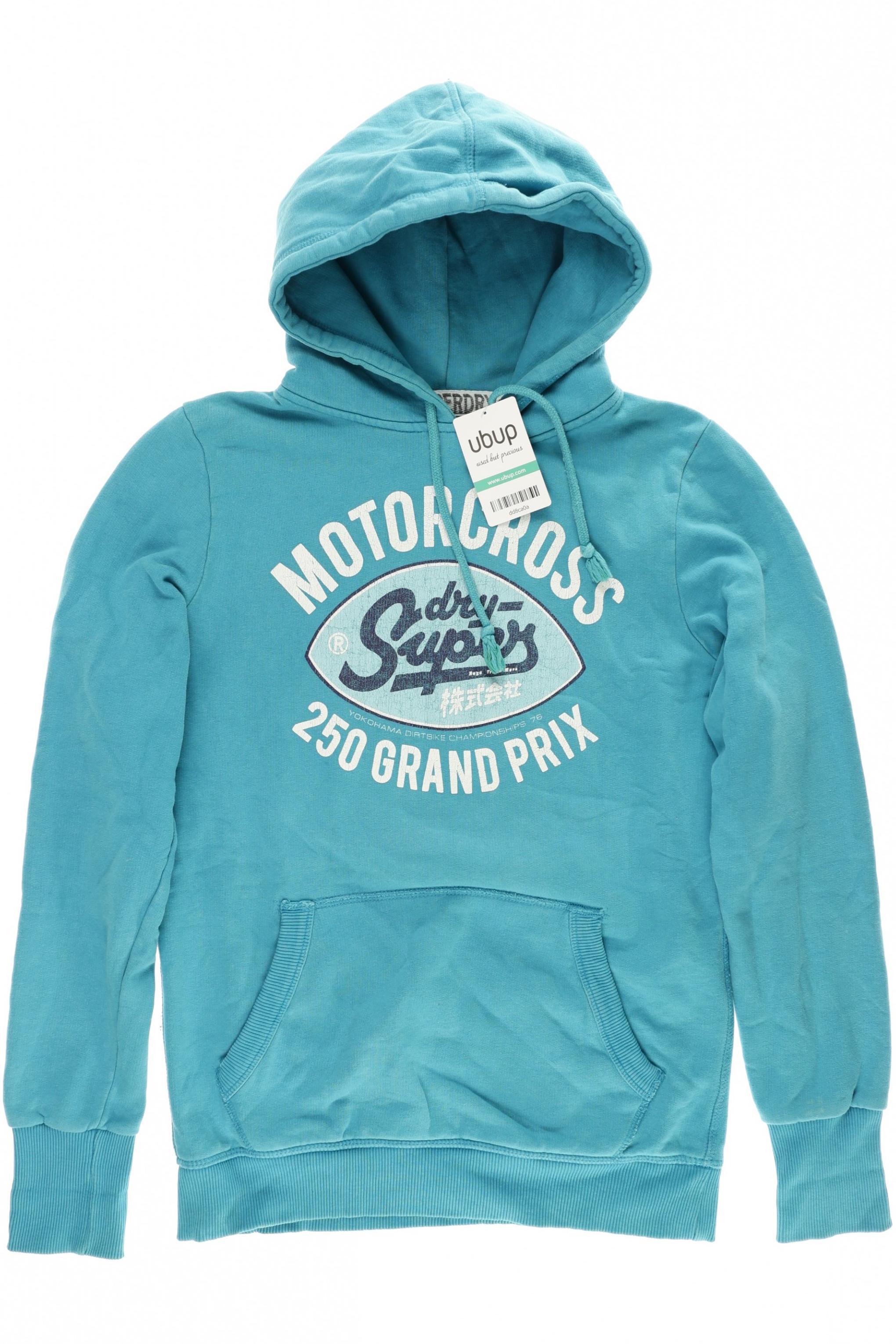 

Superdry Damen Kapuzenpullover, blau, Gr.