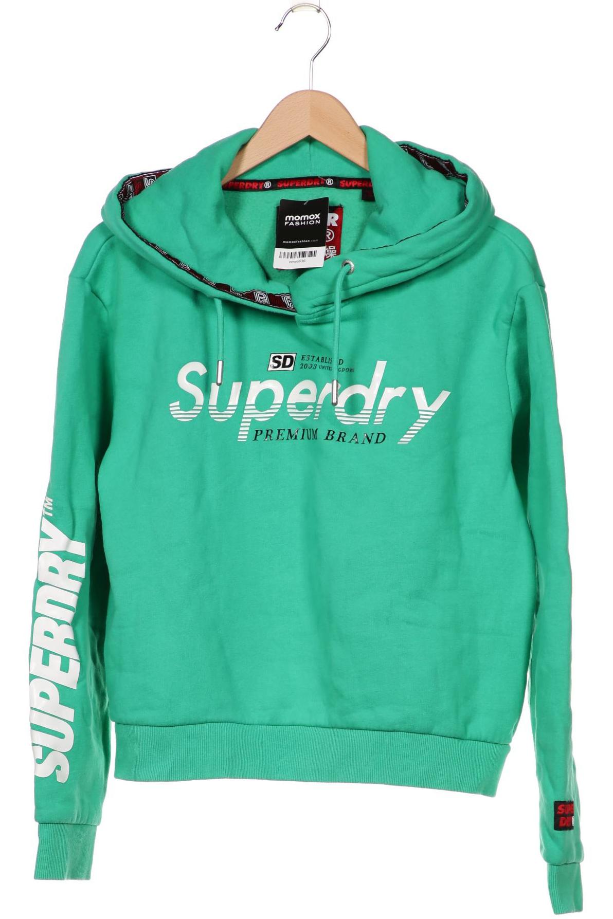 

Superdry Damen Kapuzenpullover, grün, Gr. 44