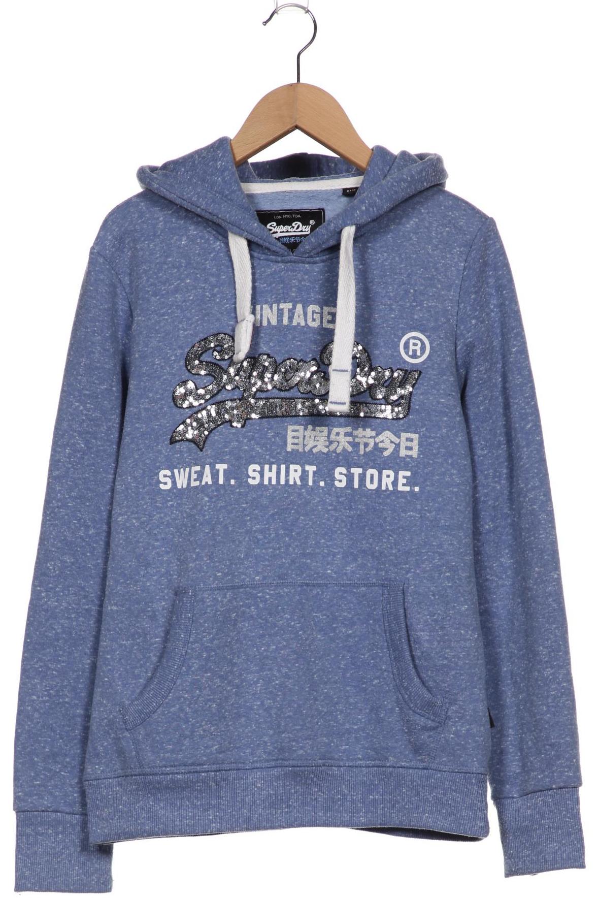 

Superdry Damen Kapuzenpullover, blau