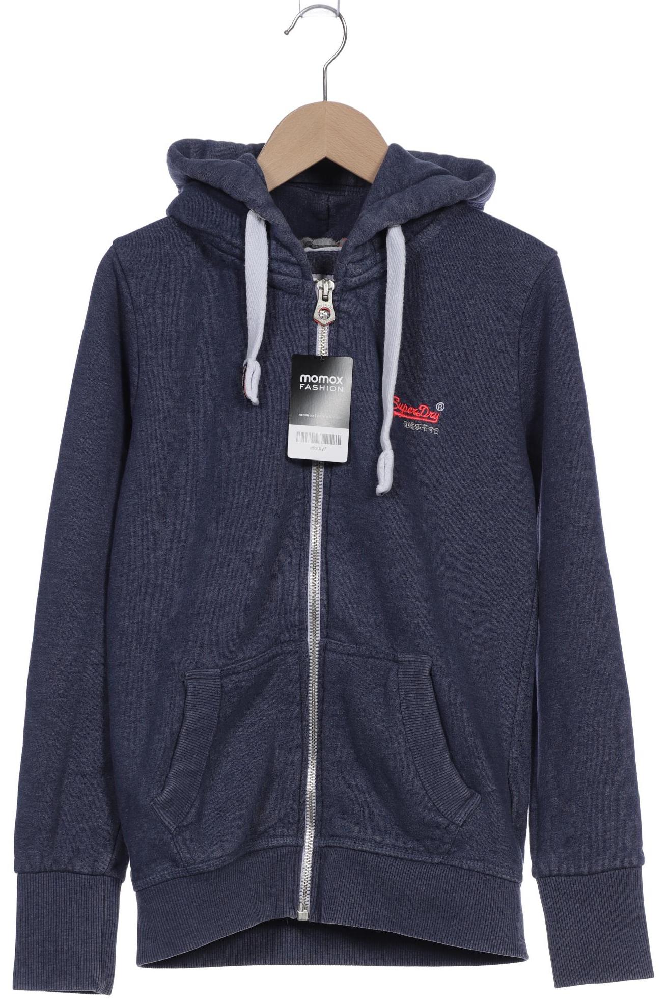 

Superdry Damen Kapuzenpullover, blau, Gr. 36