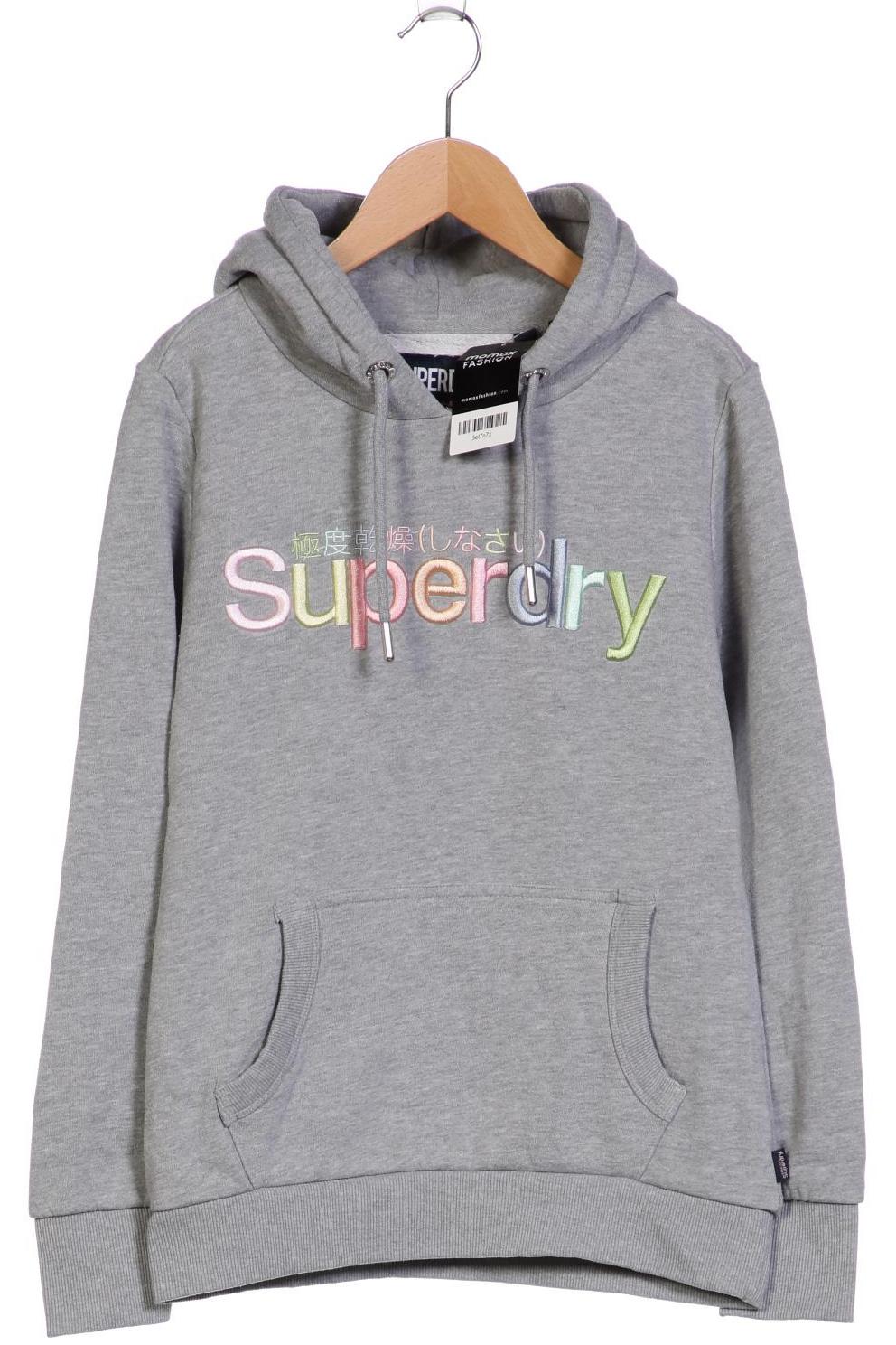 

Superdry Damen Kapuzenpullover, grau, Gr. 40
