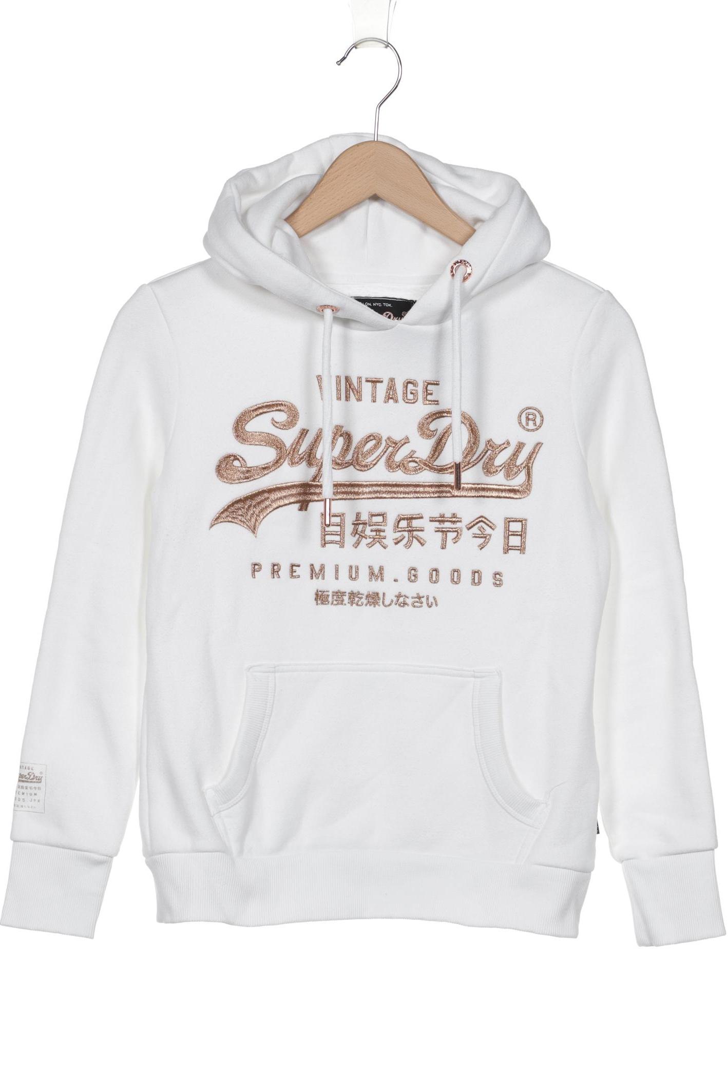 

Superdry Damen Kapuzenpullover, weiß, Gr. 38