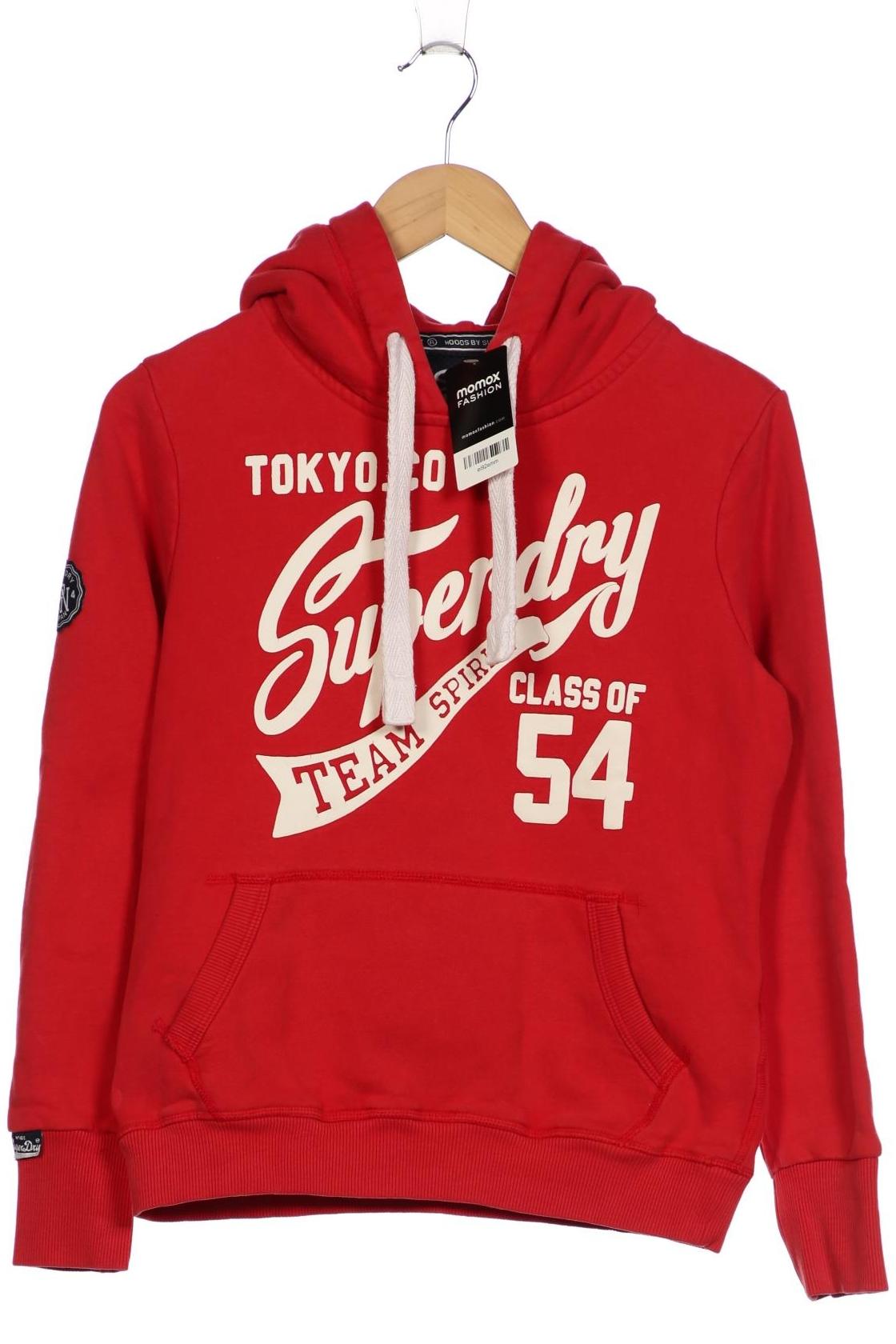 

Superdry Damen Kapuzenpullover, rot, Gr. 38
