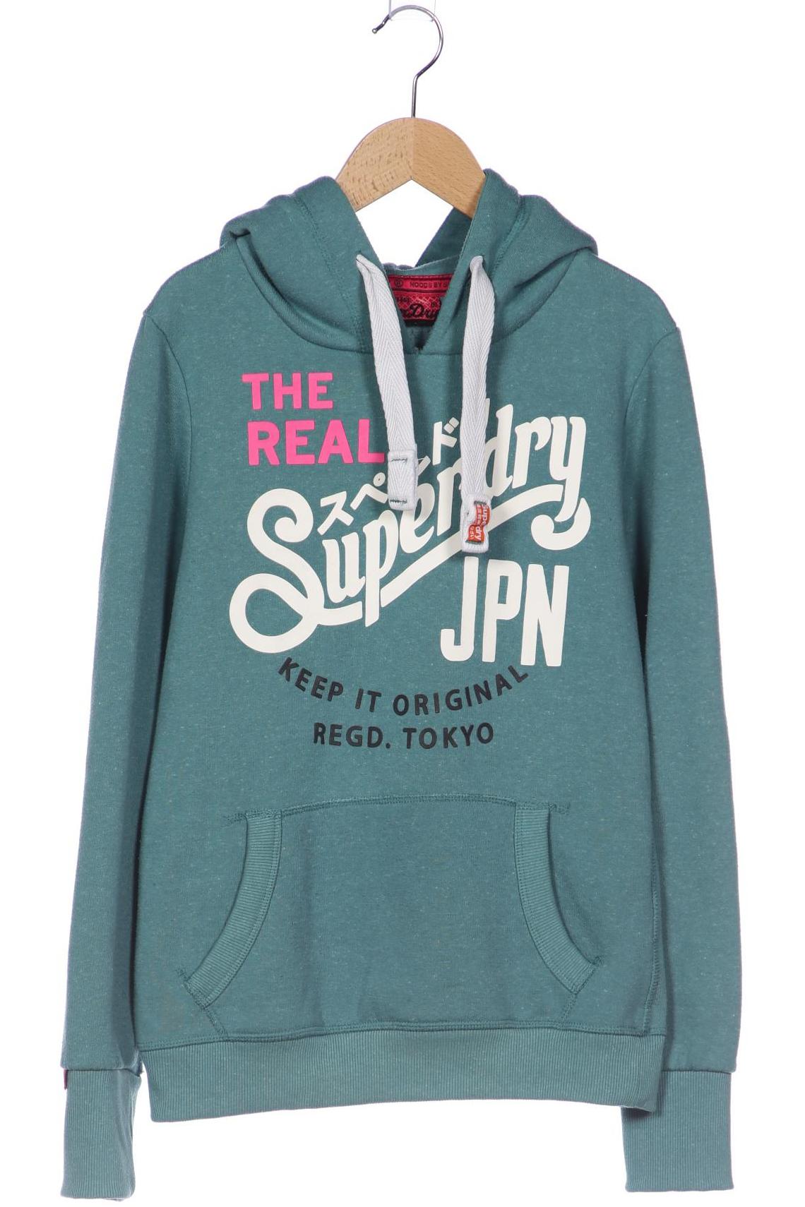 

Superdry Damen Kapuzenpullover, türkis, Gr. 36