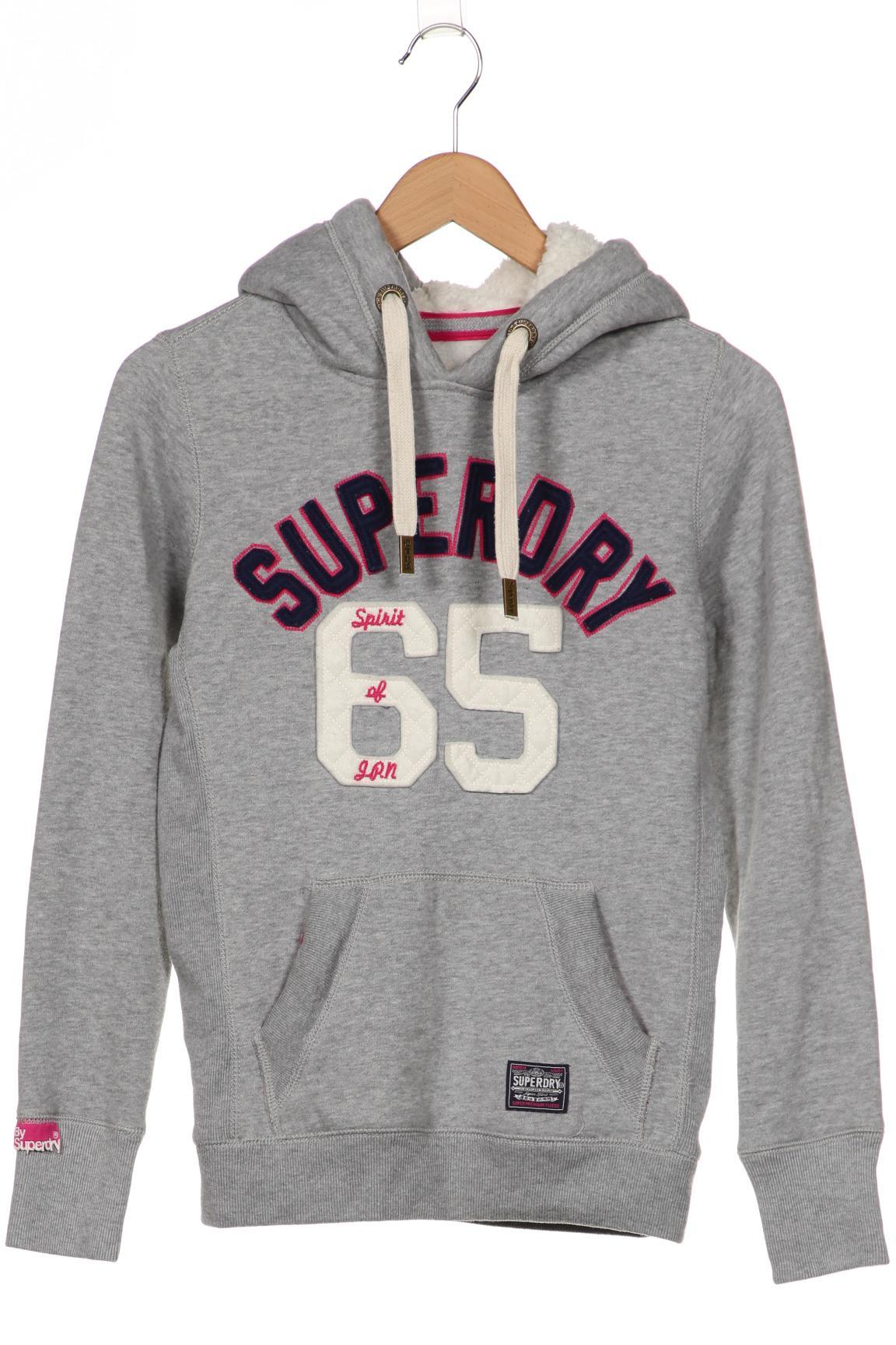 

Superdry Damen Kapuzenpullover, grau
