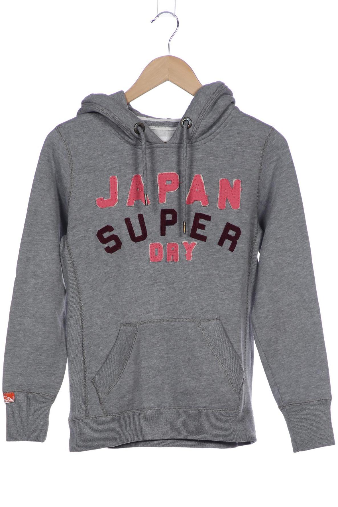 

Superdry Damen Kapuzenpullover, grau, Gr. 36