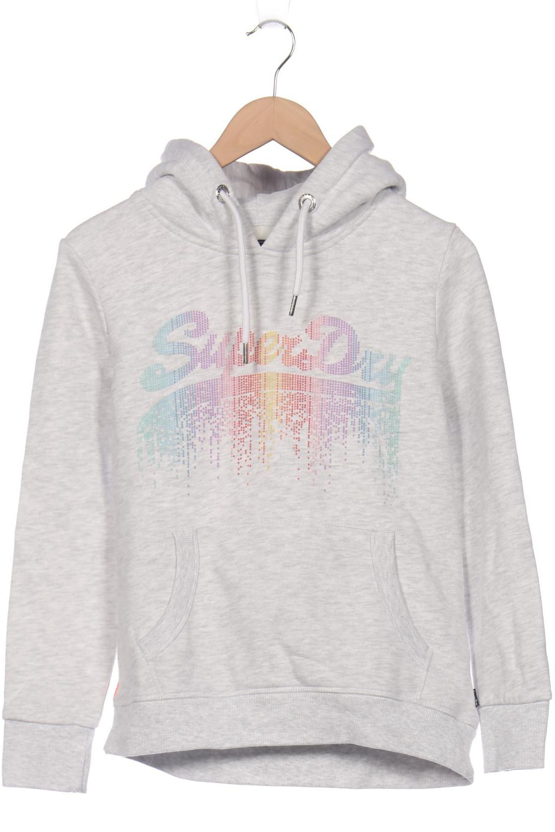 

Superdry Damen Kapuzenpullover, grau, Gr. 40