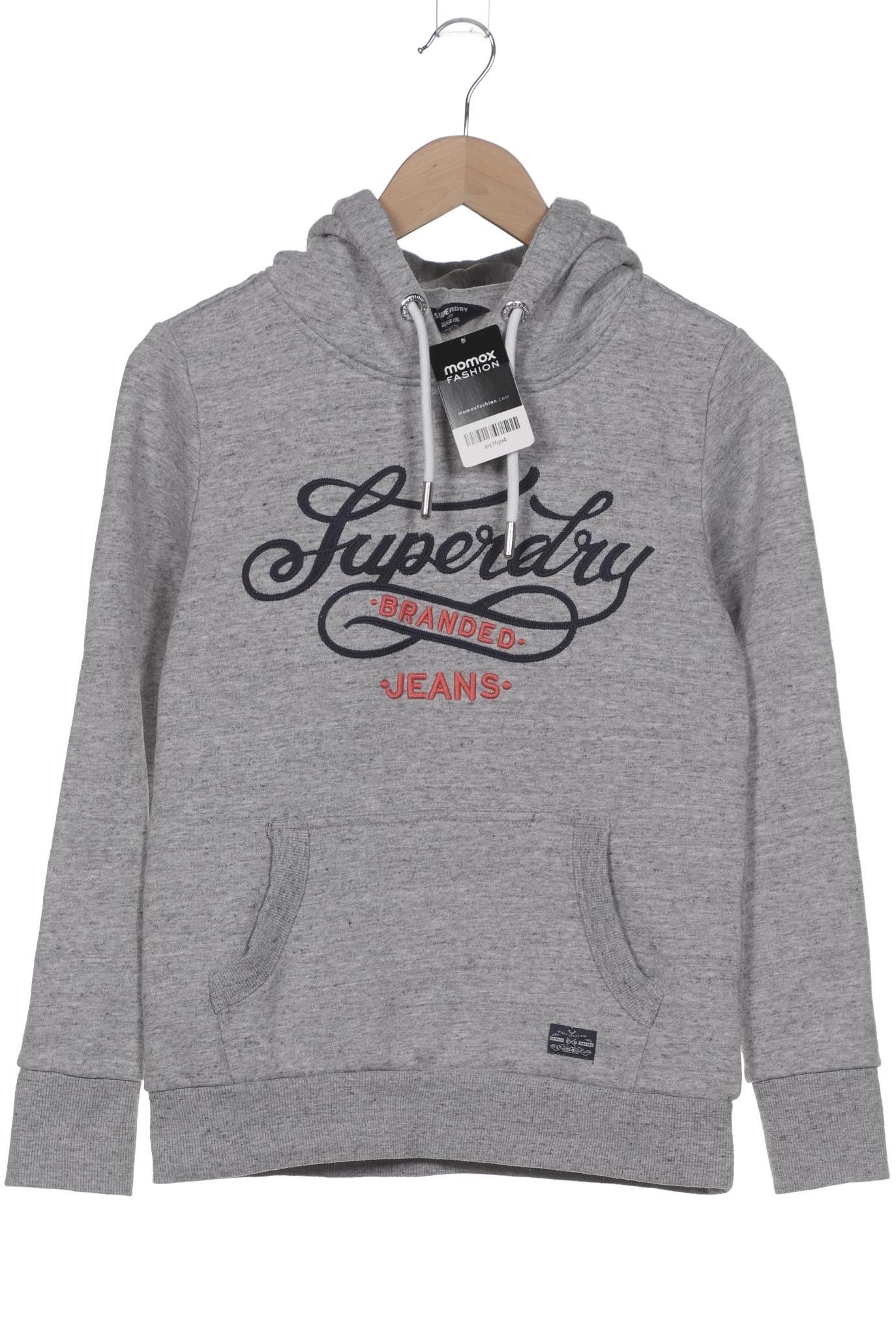 

Superdry Damen Kapuzenpullover, grau, Gr. 38