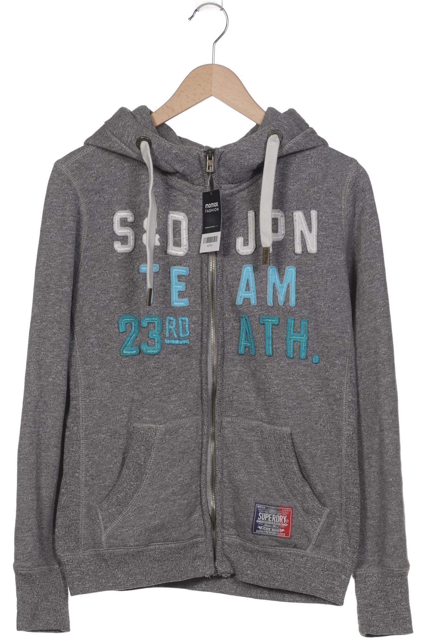 

Superdry Damen Kapuzenpullover, grau, Gr. 42