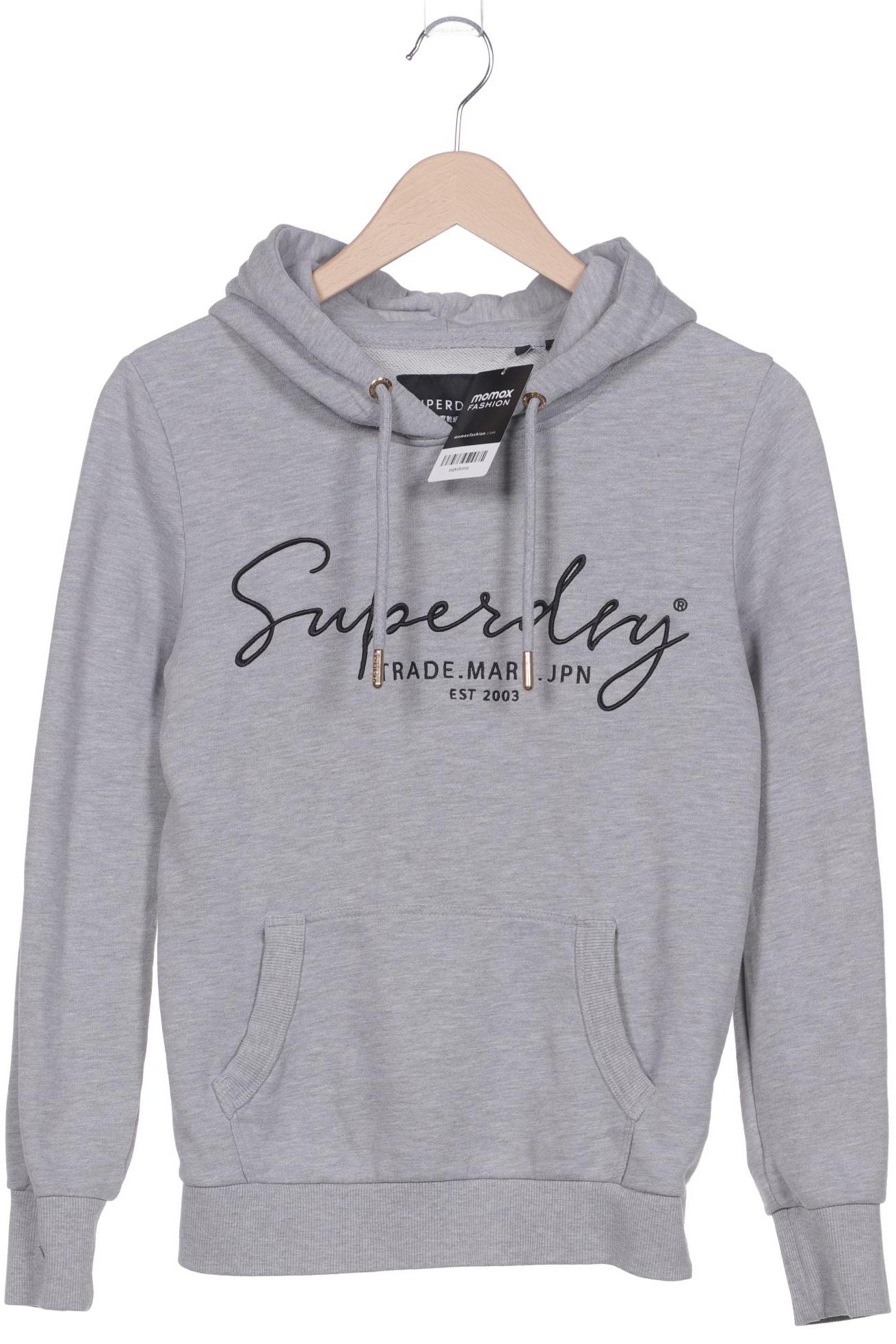 

Superdry Damen Kapuzenpullover, grau, Gr. 40
